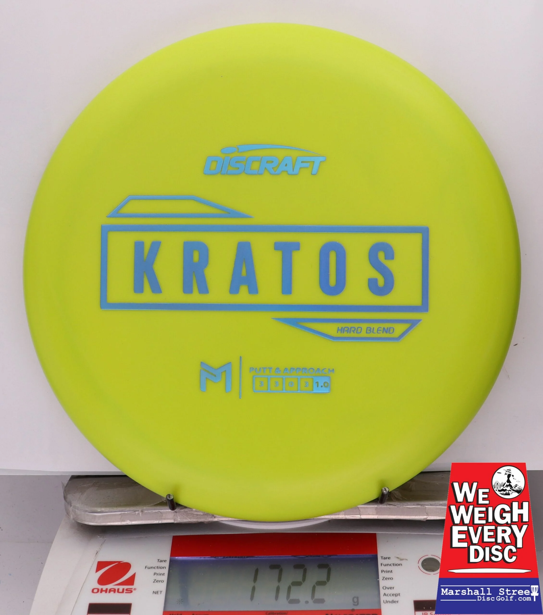 307698 Putter Line Hard Kratos, Paul McBeth - #173 LtGrellow, 172