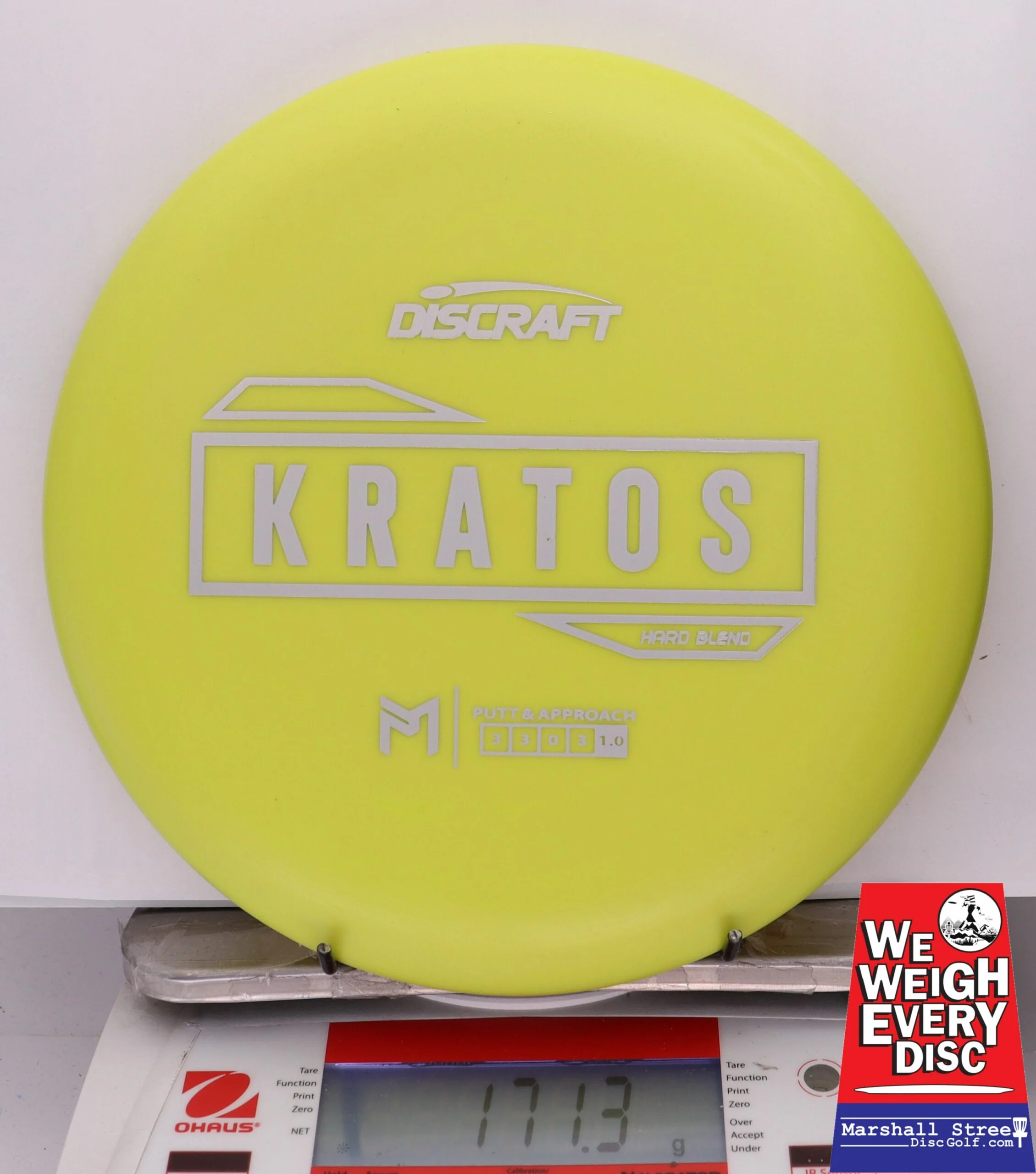 307699 Putter Line Hard Kratos, Paul McBeth - #174 Yellow, 171