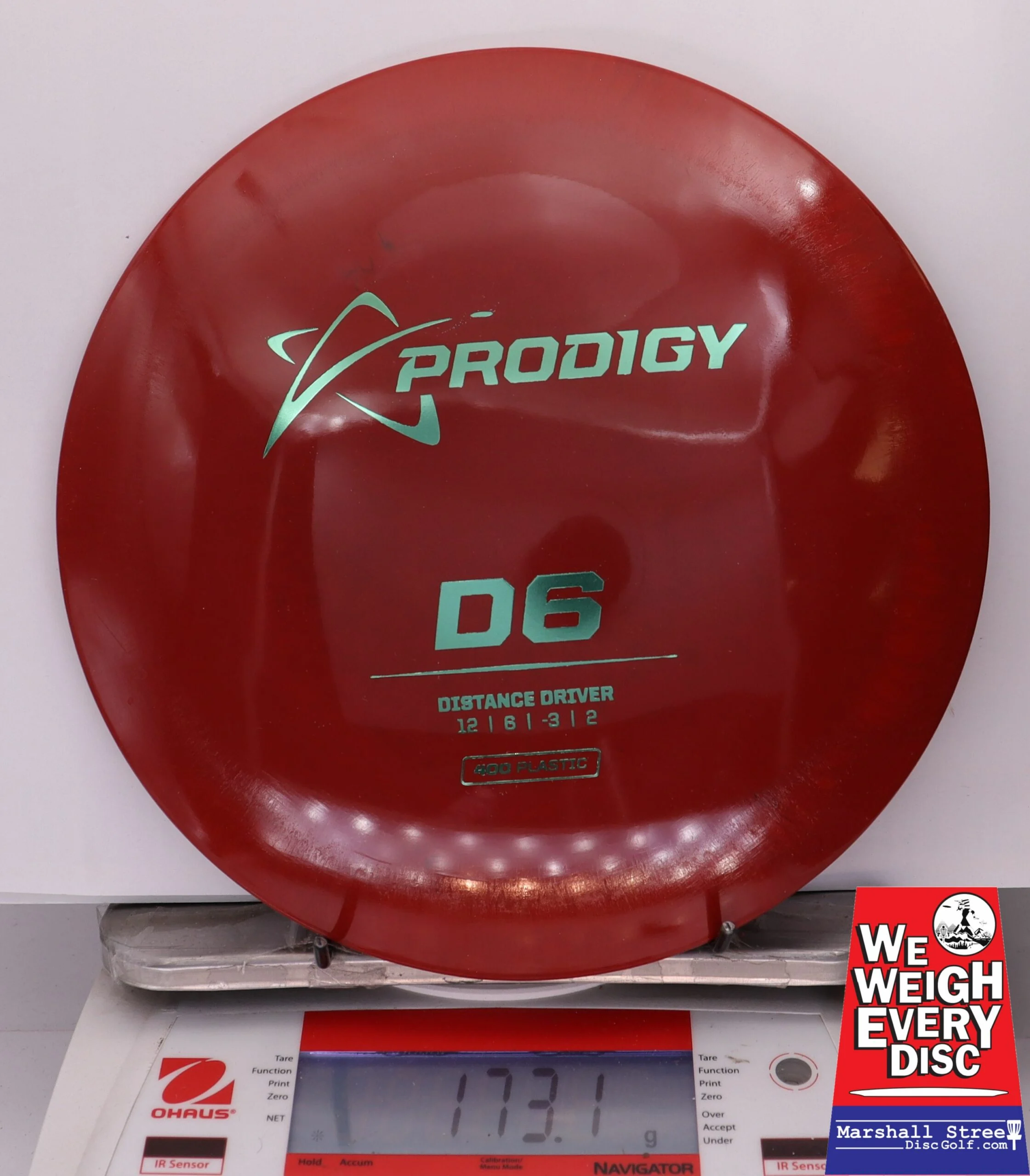 308809 Prodigy D6, 400 - #207 DkRed, 173
