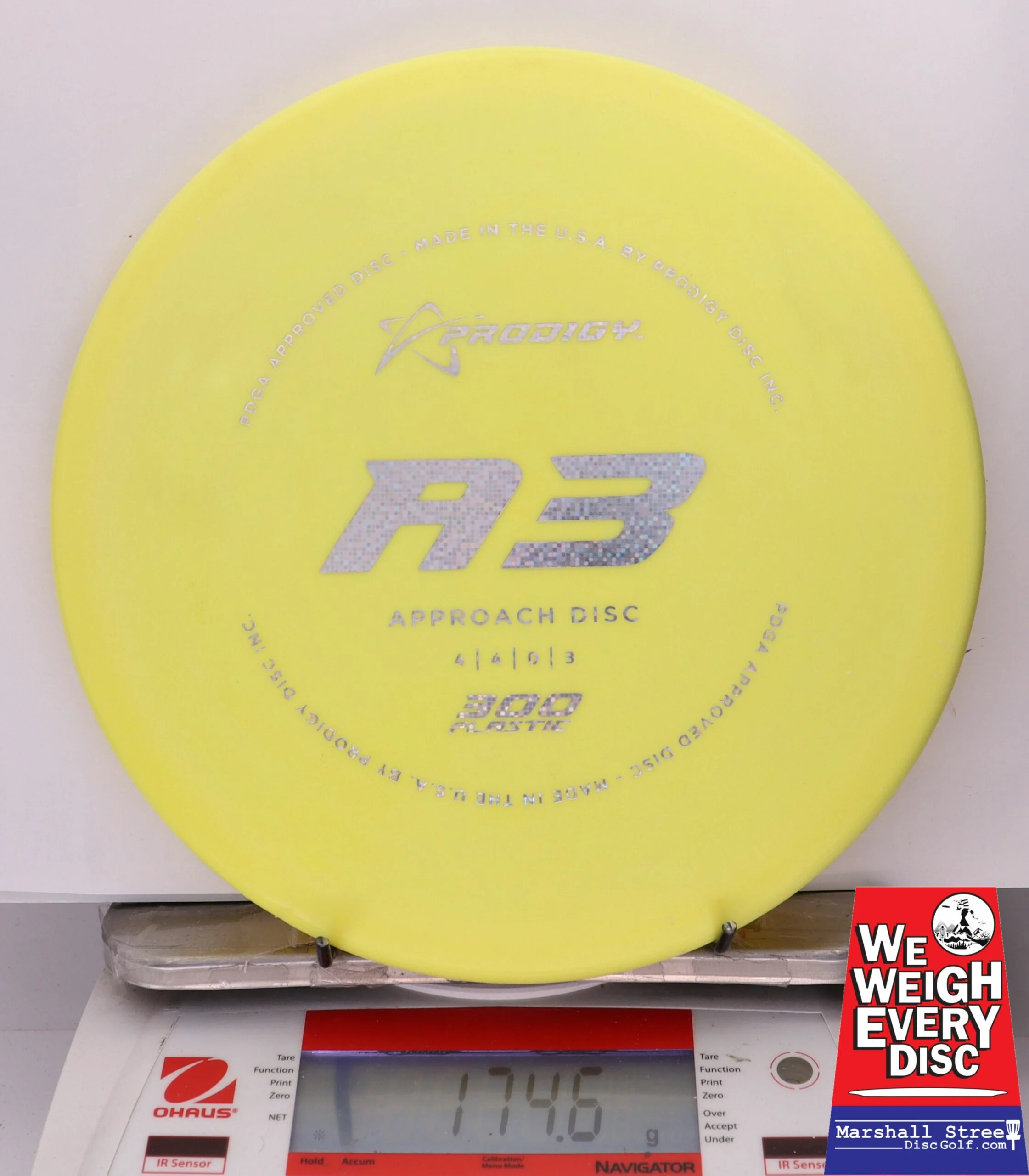 308879 Prodigy A3, 300 - #201 Yellow, 175