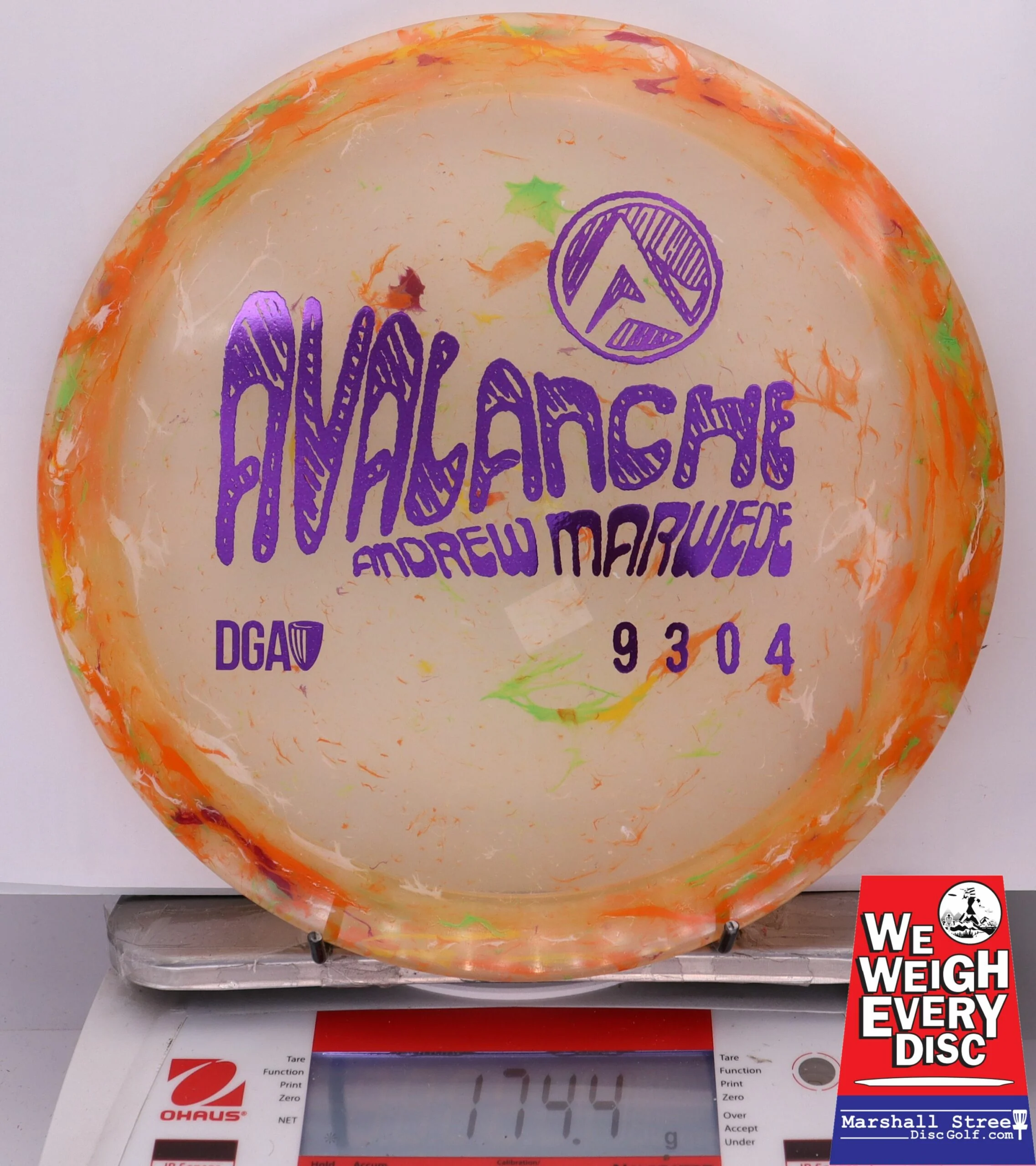 309072 Granite Avalanche, Andrew Marwede 2025 Tour Sereis - #27 Orange, 174