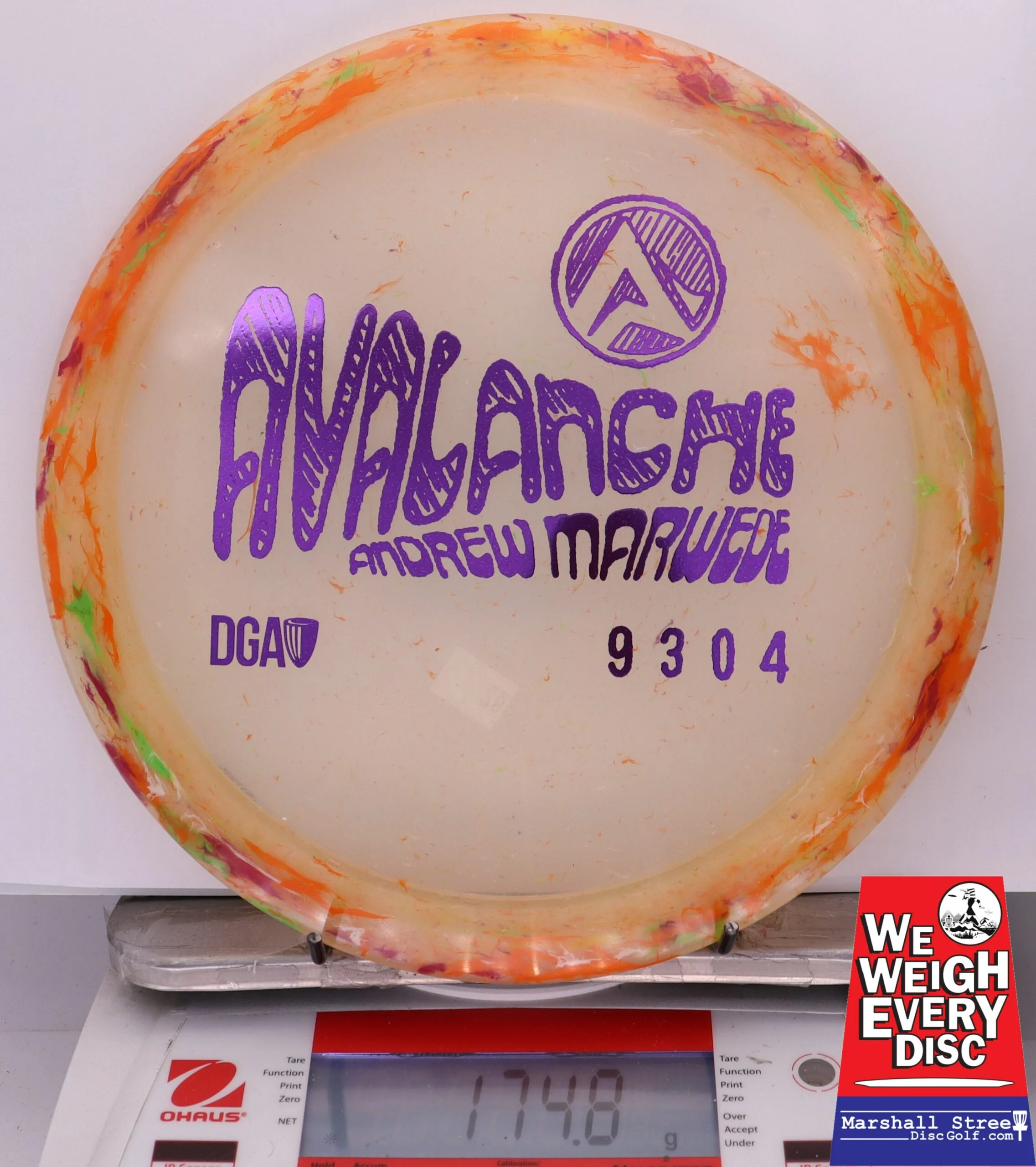 309073 Granite Avalanche, Andrew Marwede 2025 Tour Sereis - #28 Orange, 175
