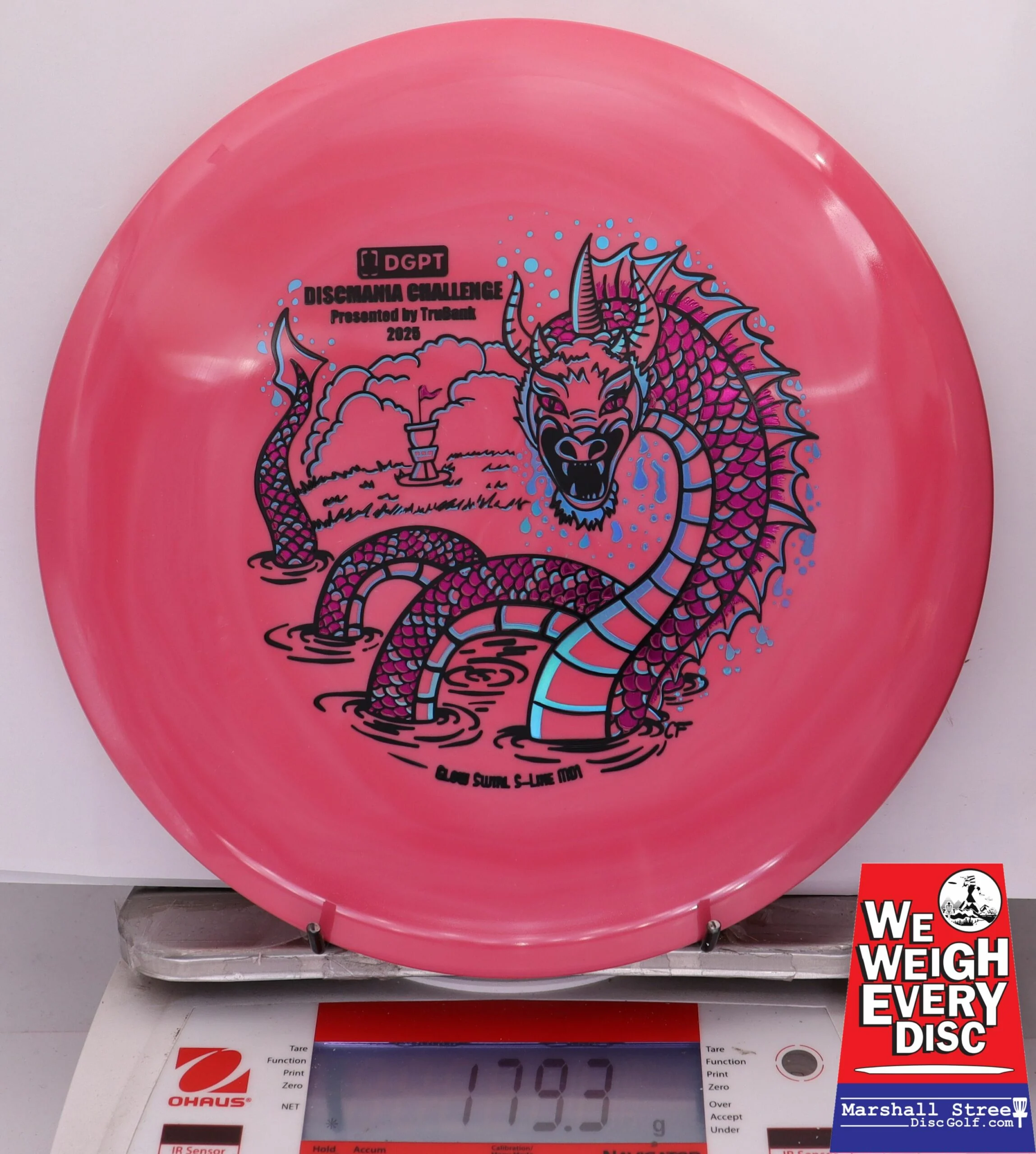 313229 Glow Swirly S-Line MD1, Discmania Challenge 2025 - #20 Red, 179