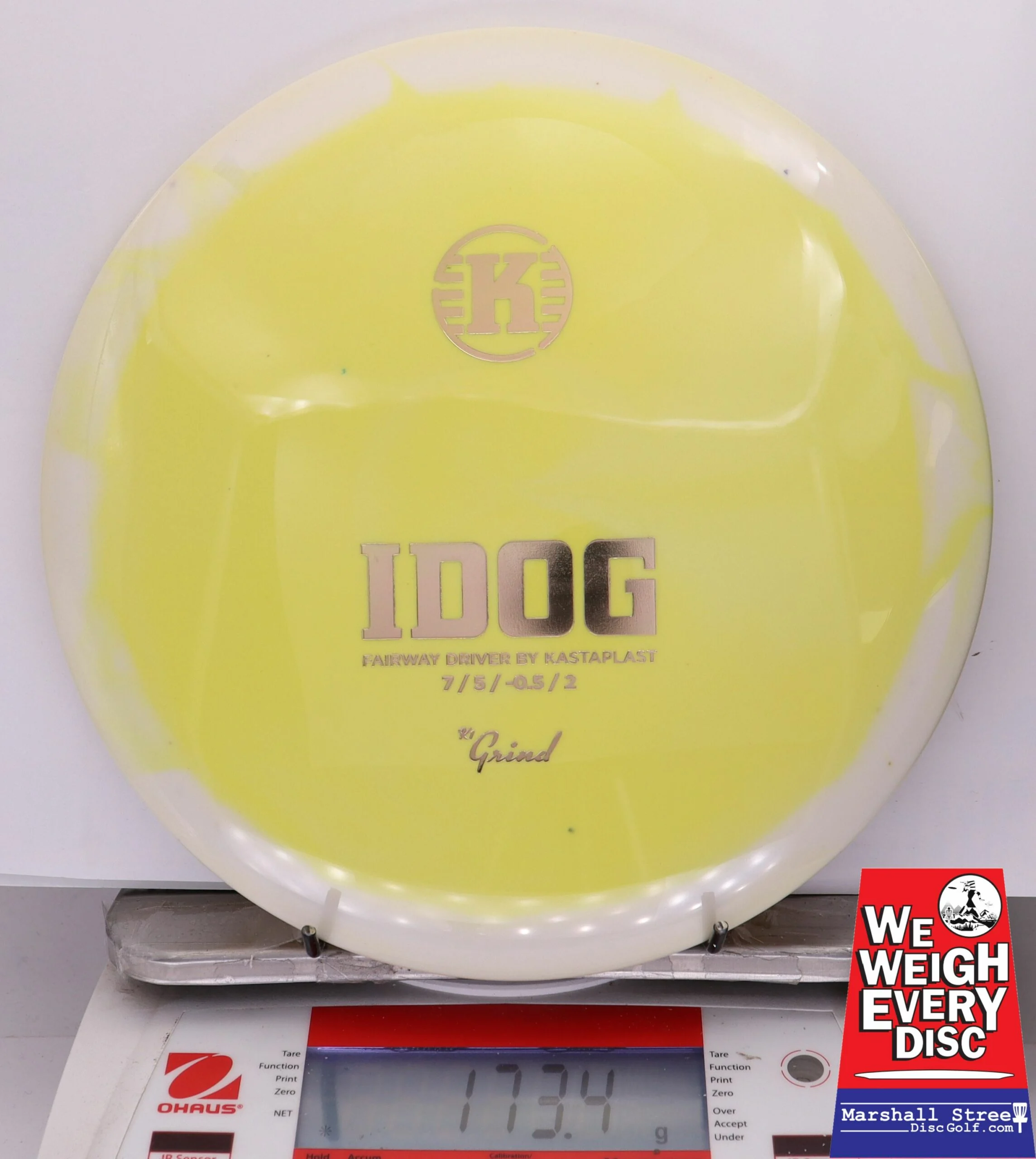 313293 K1 Grind Idog - #10 White-Yellow, 173