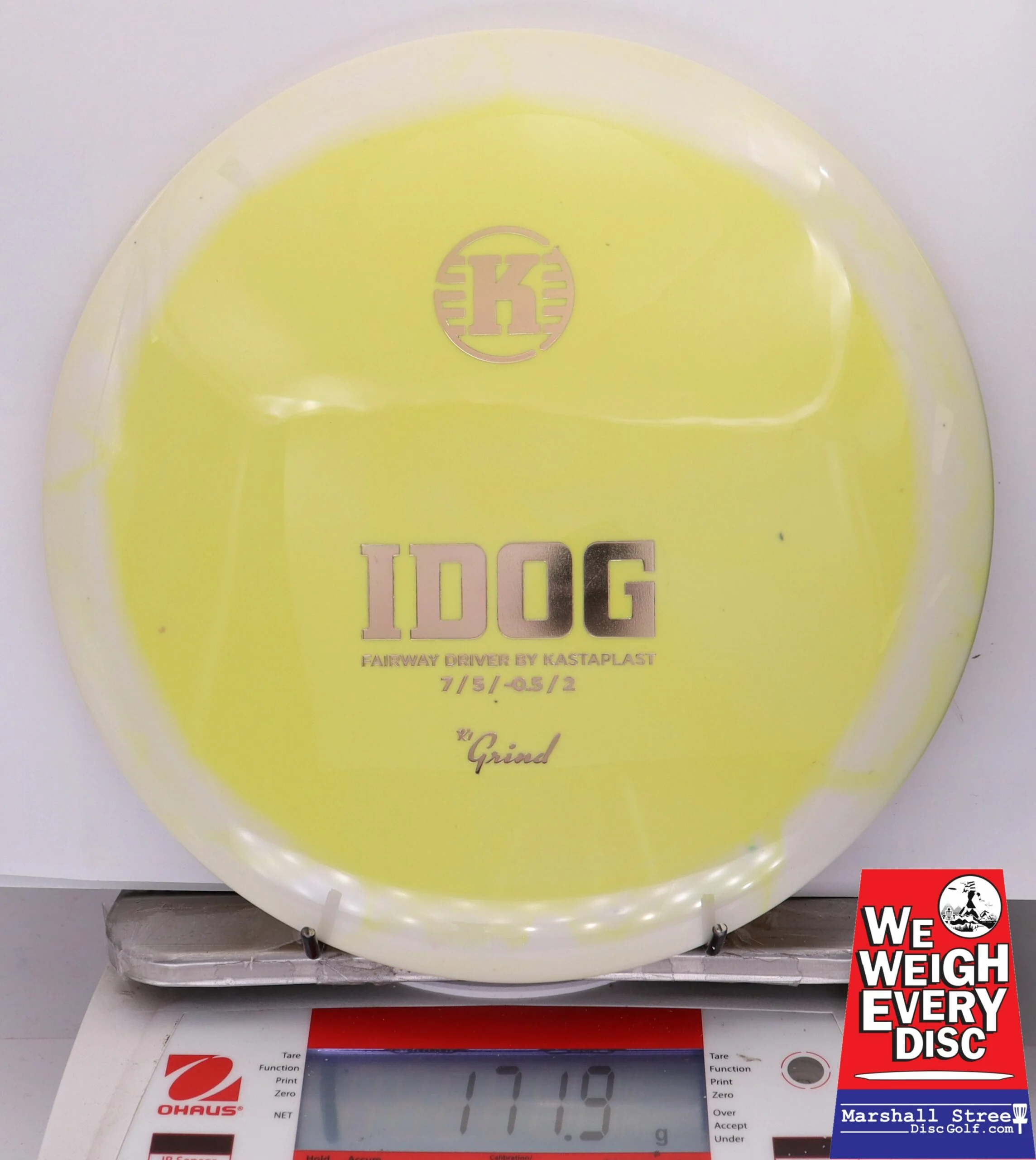 313299 K1 Grind Idog - #16 White-Yellow, 172