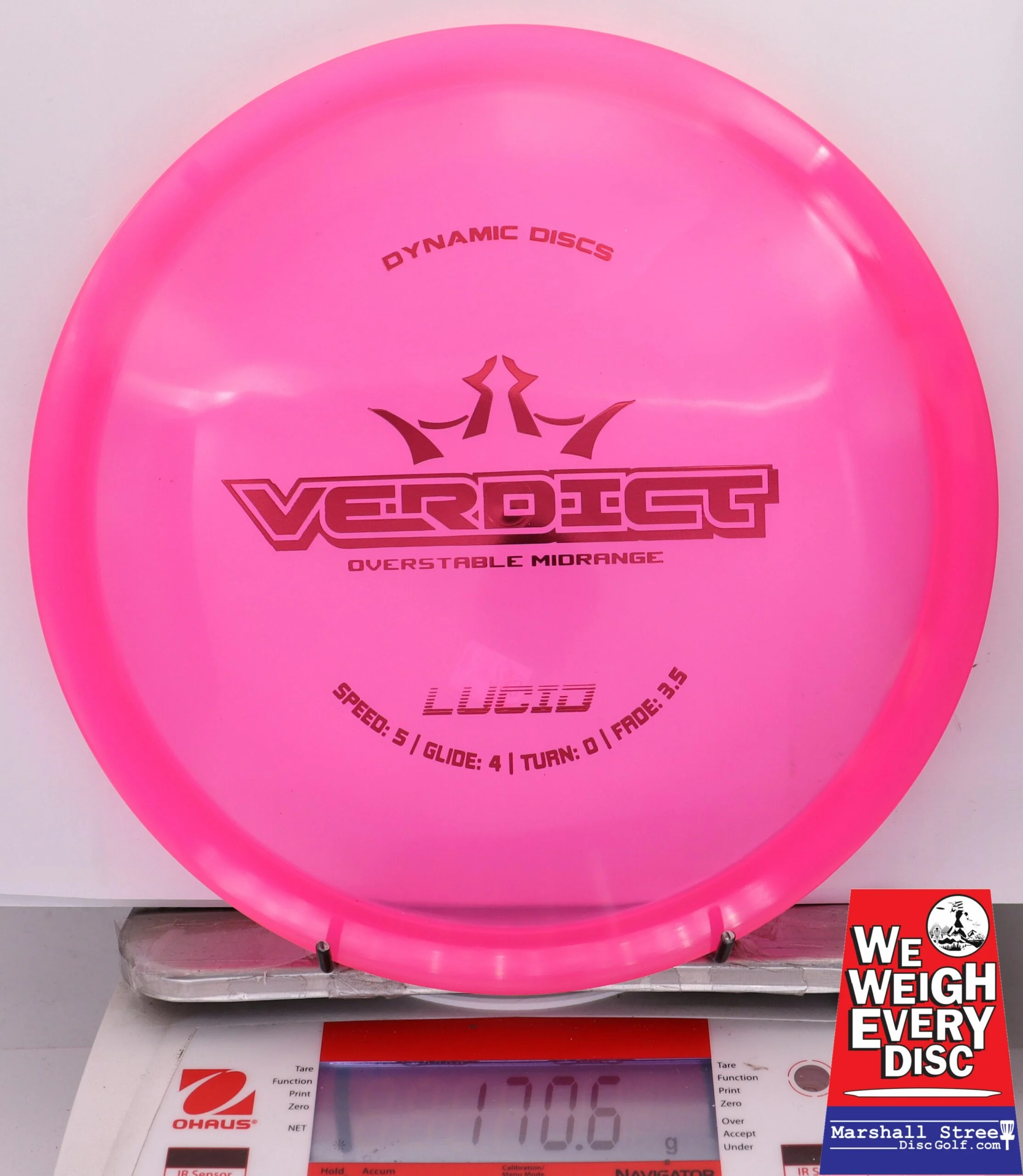 316007 Lucid Verdict - #233 Pink, 171