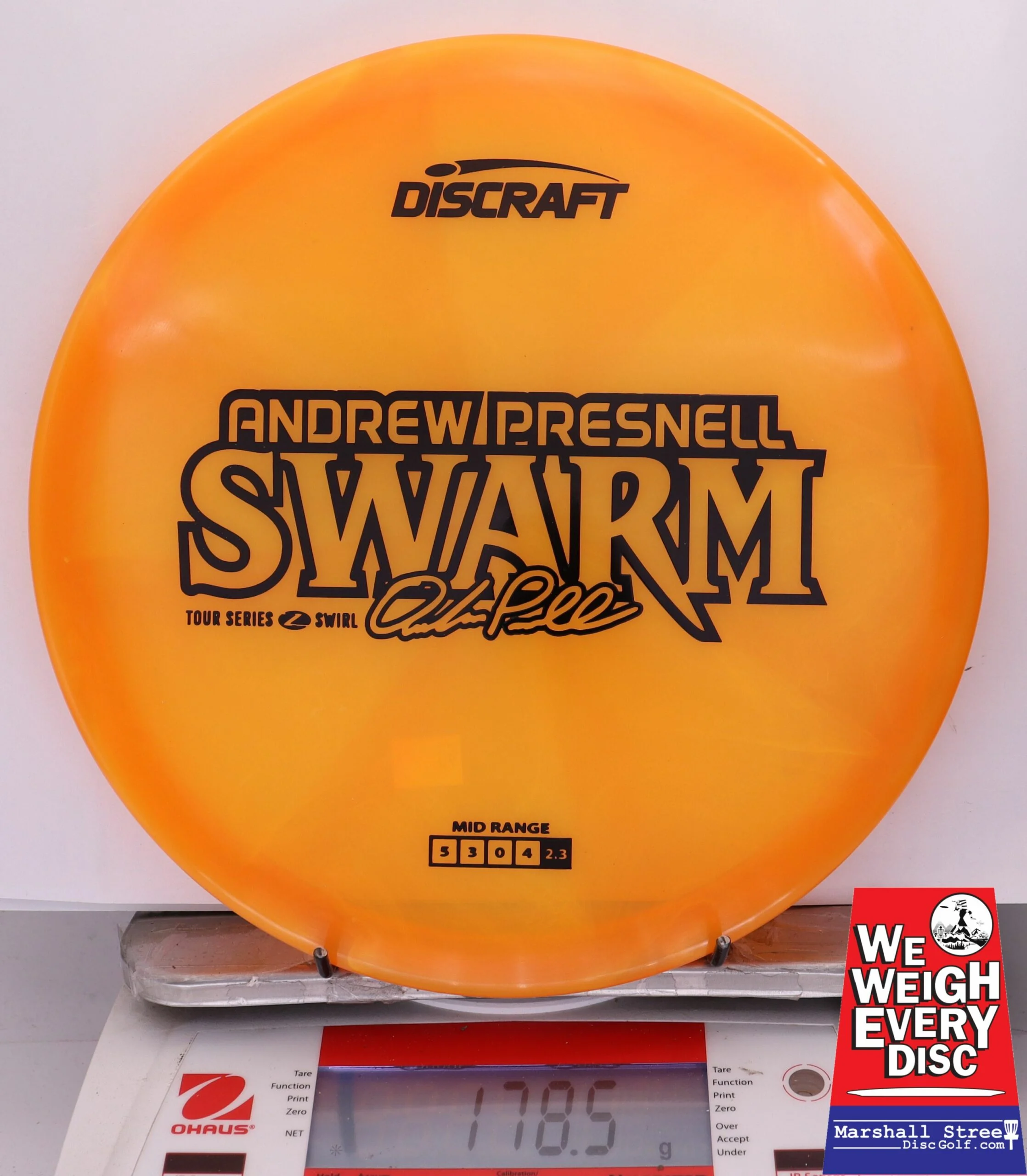 316508 Z Swirl Swarm, Andrew Presnell 2025 Tour Series - #04 Orange, 179