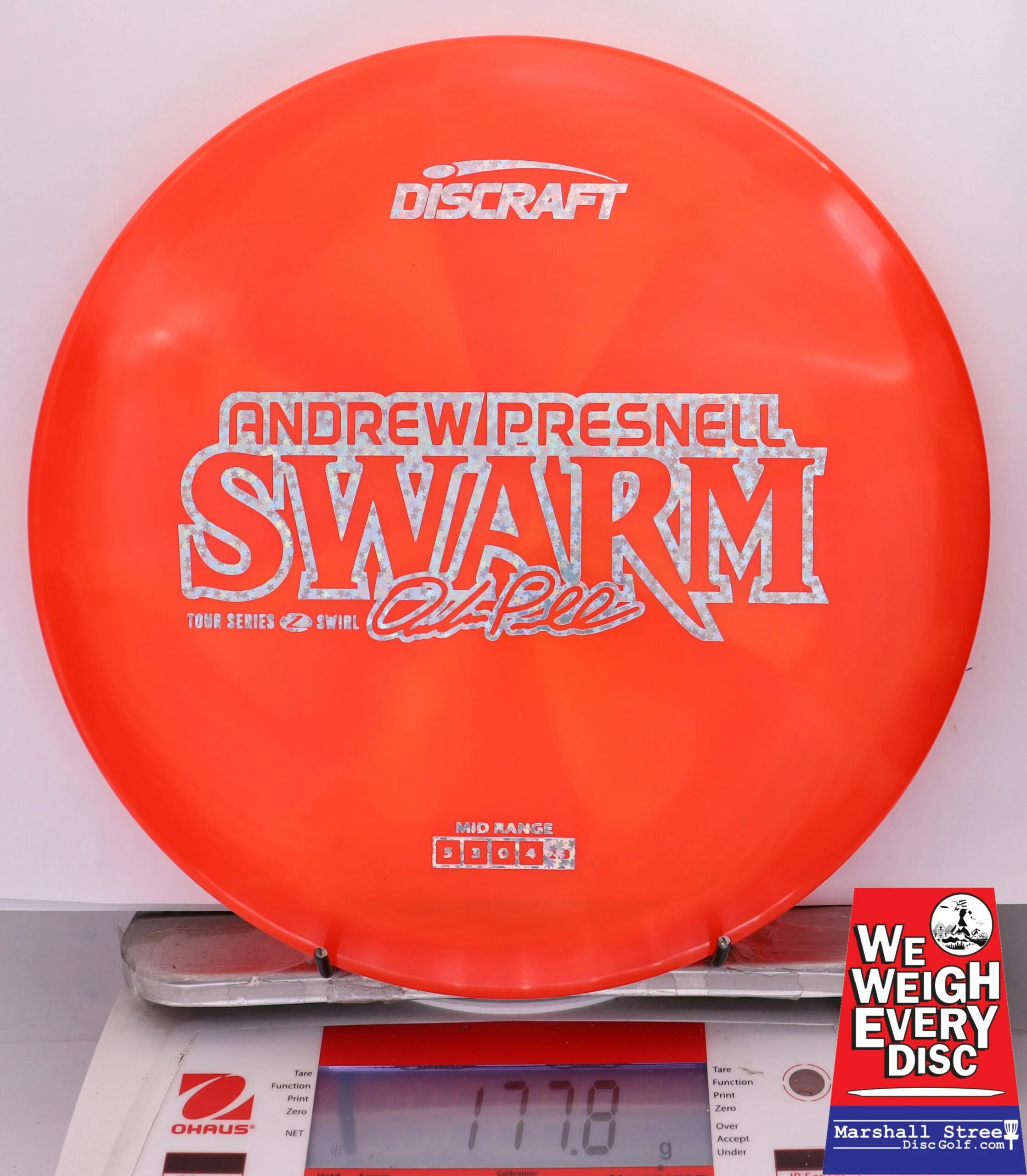 316511 Z Swirl Swarm, Andrew Presnell 2025 Tour Series - #07 DrkOrange, 178