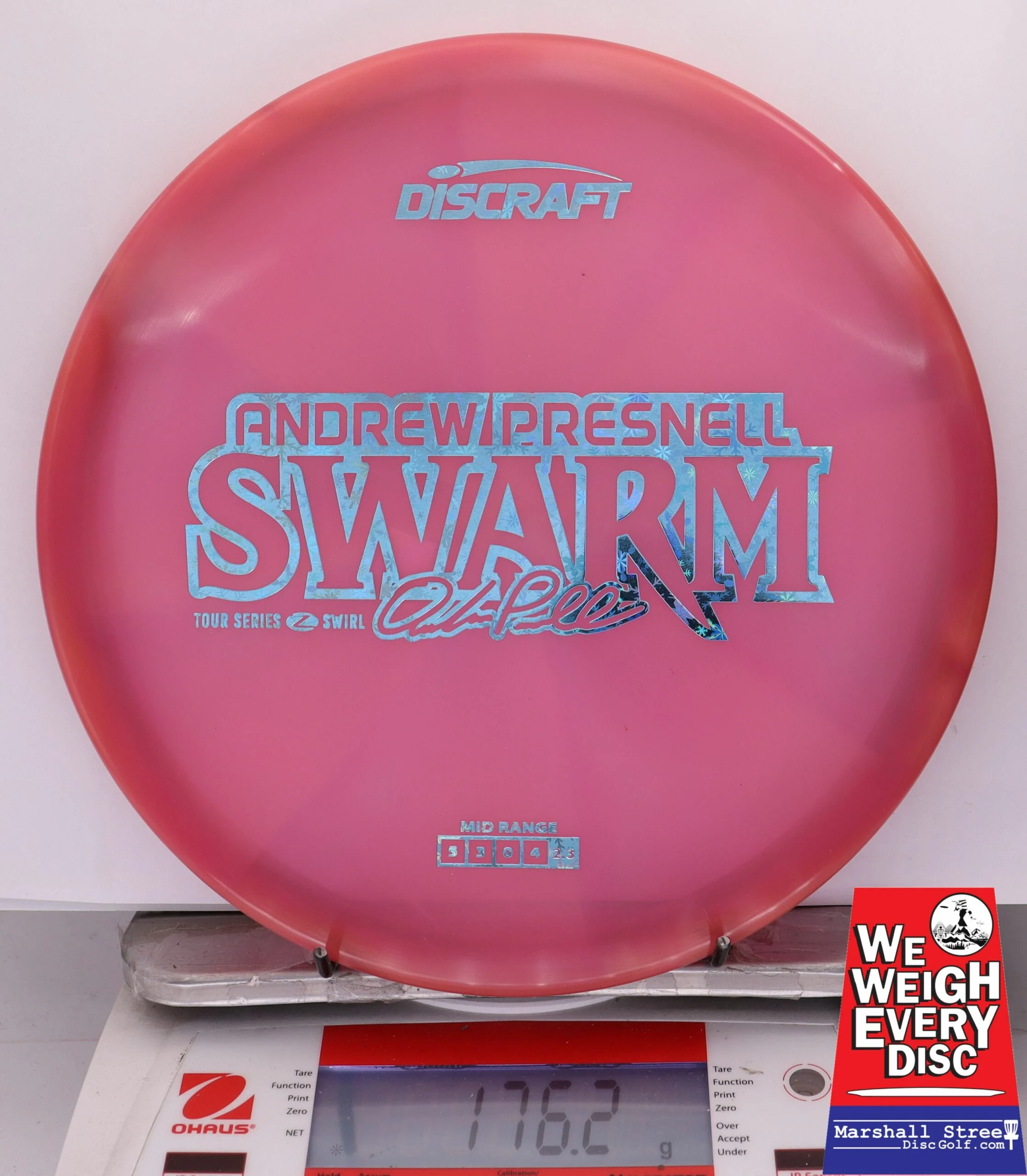 316514 Z Swirl Swarm, Andrew Presnell 2025 Tour Series - #10 PaleRed, 176