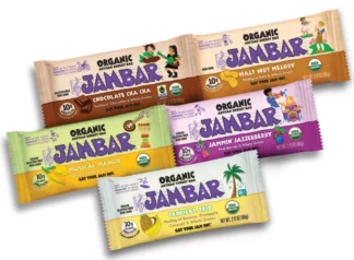 JAMBAR Organic Artisan Energy Bar