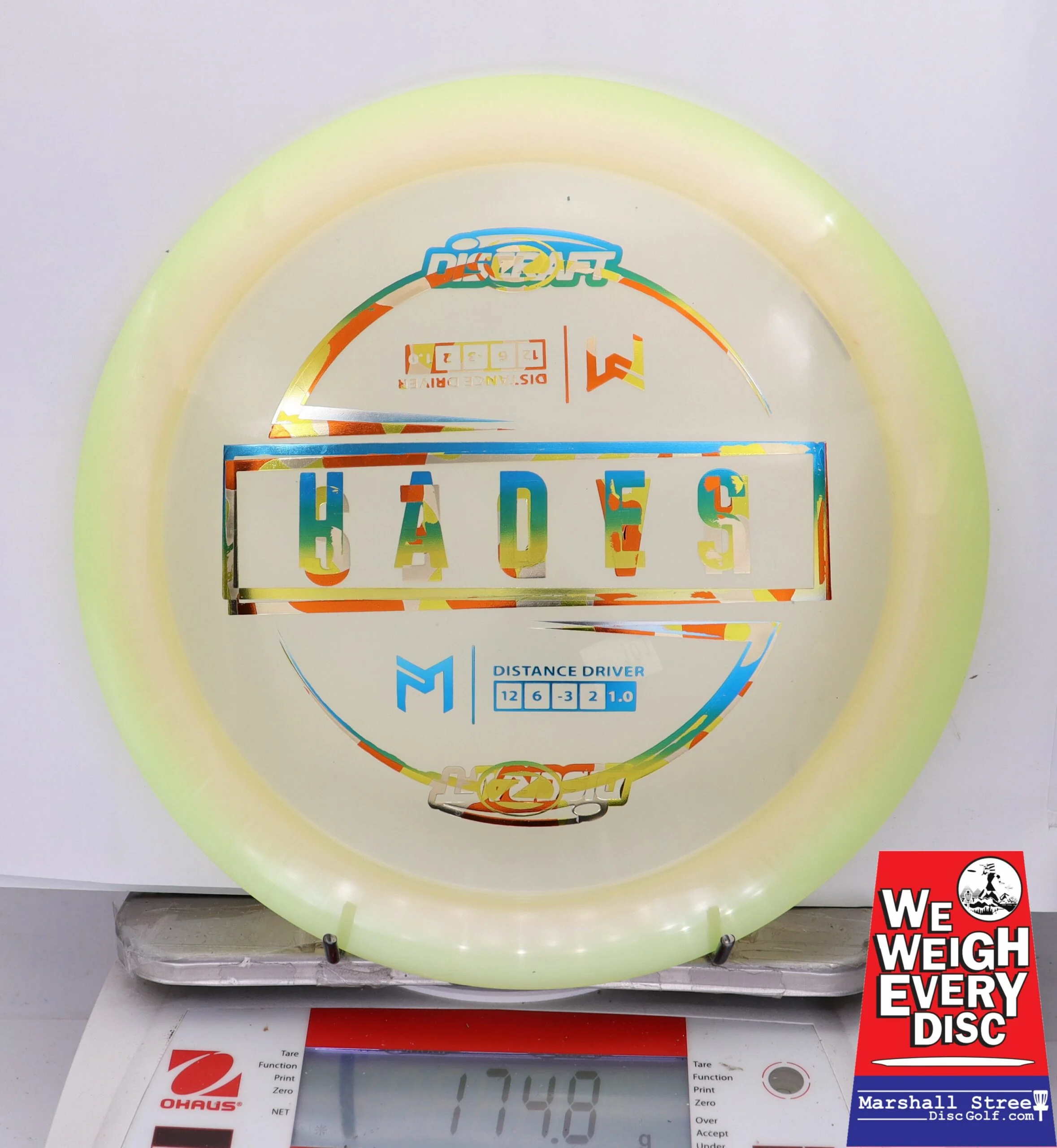 318255 X-Out Z Hades, Paul McBeth - #101 LtYellow, 175