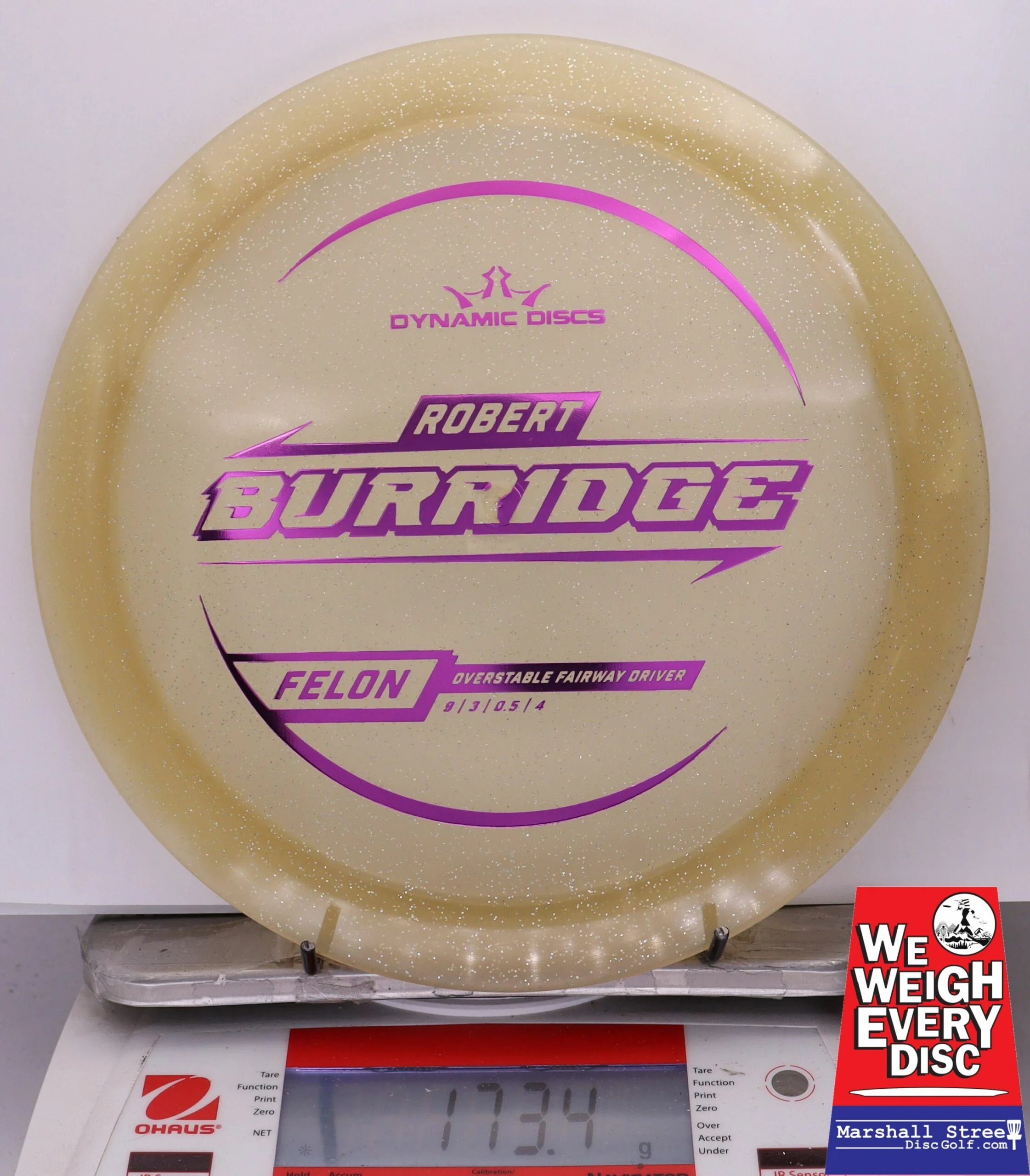 318890 Lucid Gold Metal Flake Felon, Robert Burridge 2025 Tour Series - #02 Gold, 173