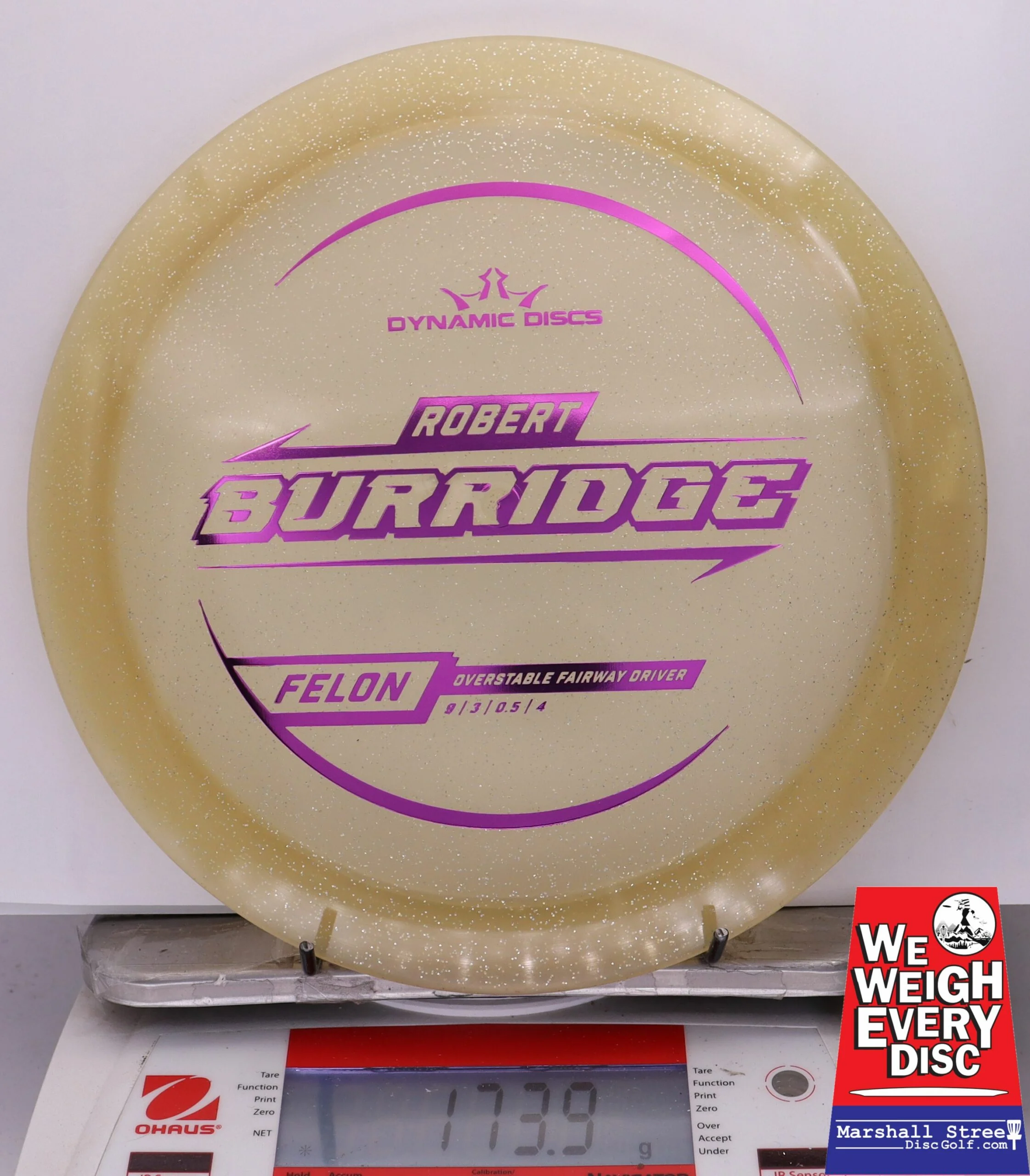 318892 Lucid Gold Metal Flake Felon, Robert Burridge 2025 Tour Series - #04 Gold, 174