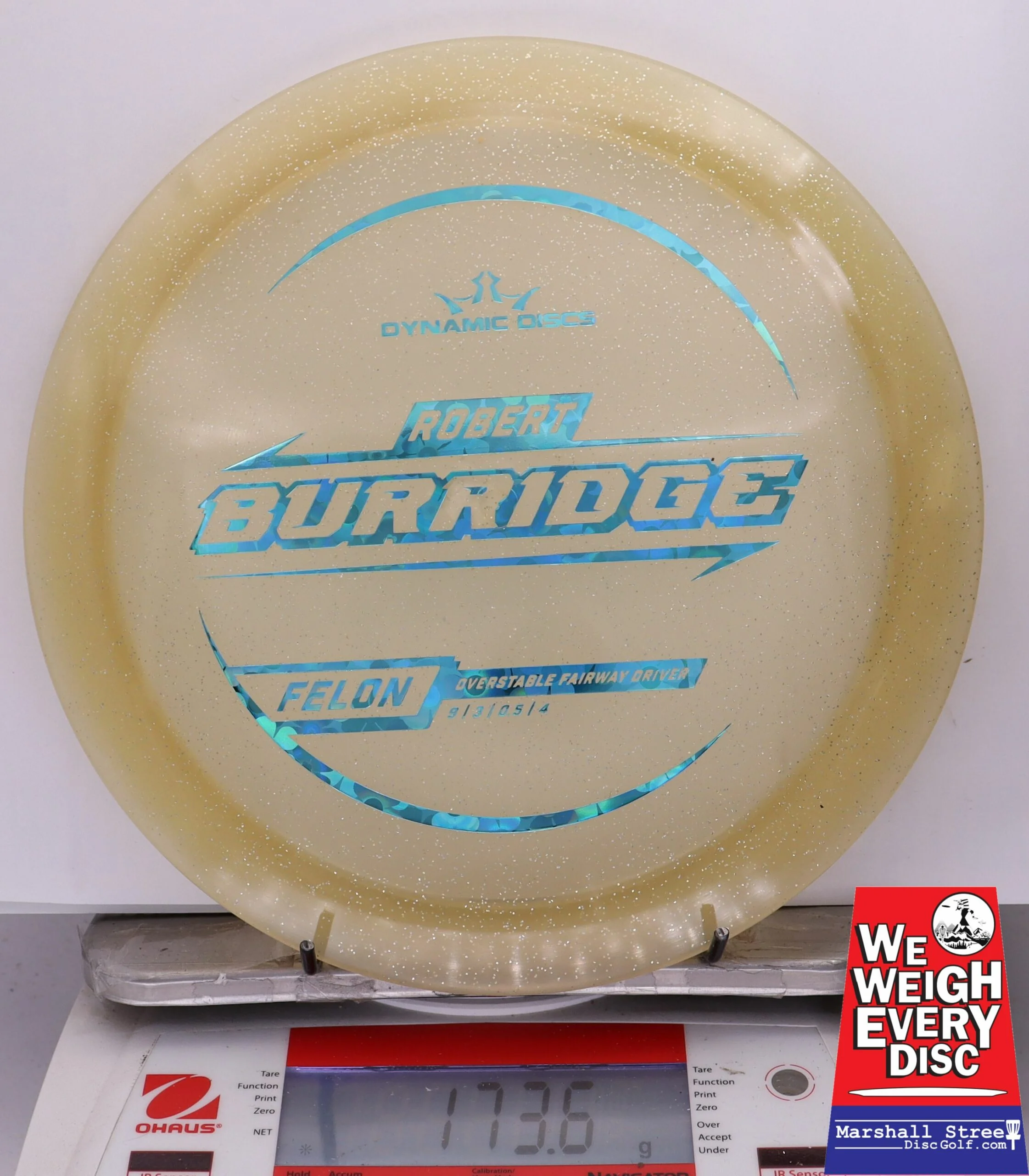 318894 Lucid Gold Metal Flake Felon, Robert Burridge 2025 Tour Series - #06 Gold, 174