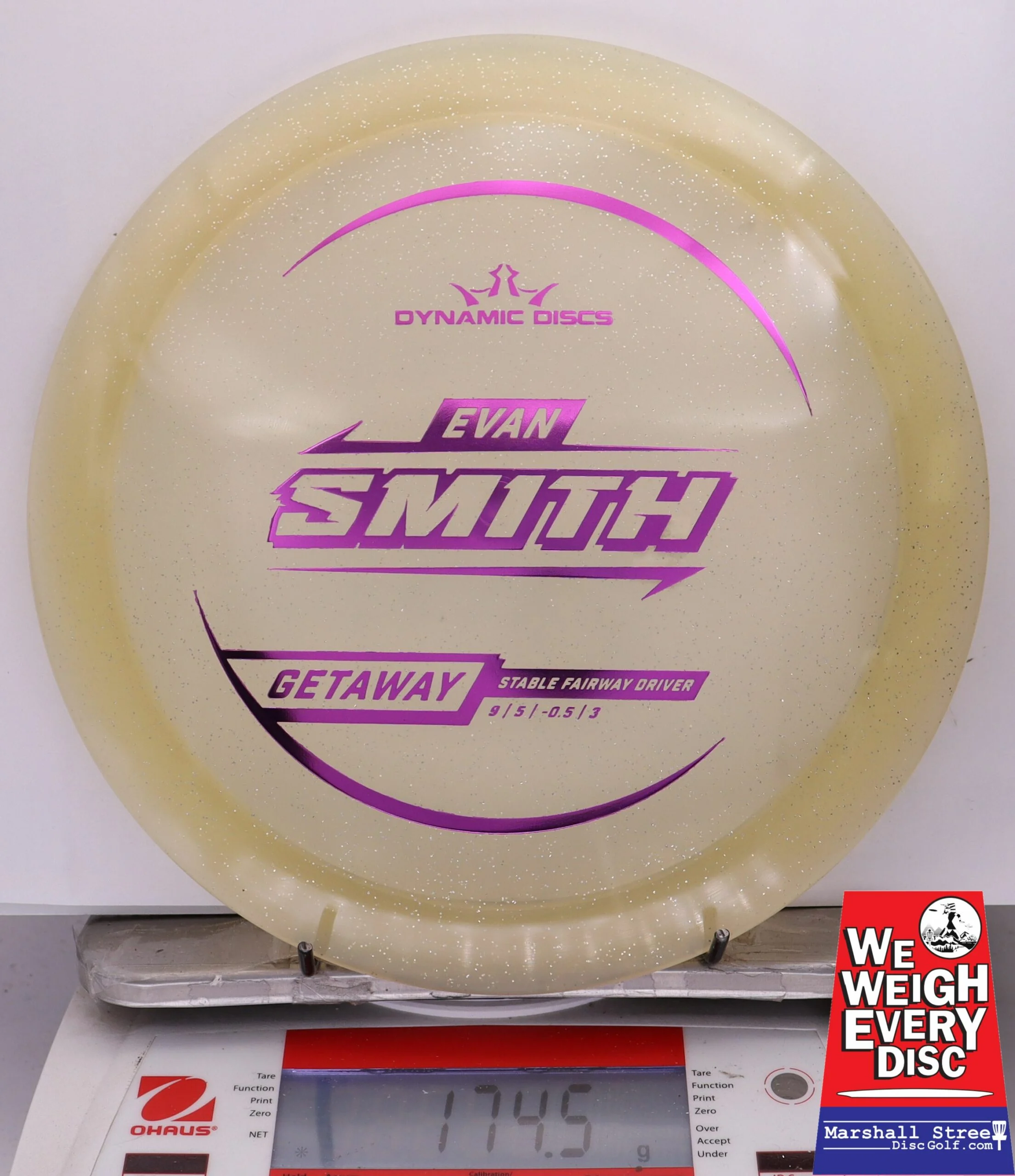 318899 Lucid Gold Metal Flake Getaway, Evan Smith 2025 Tour Series - #01 Gold, 175
