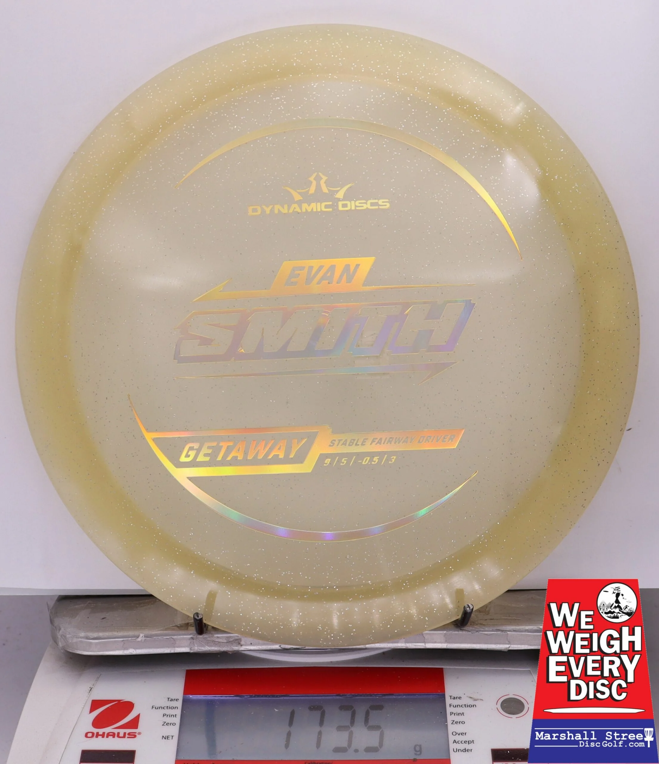 318905 Lucid Gold Metal Flake Getaway, Evan Smith 2025 Tour Series - #07 Gold, 174
