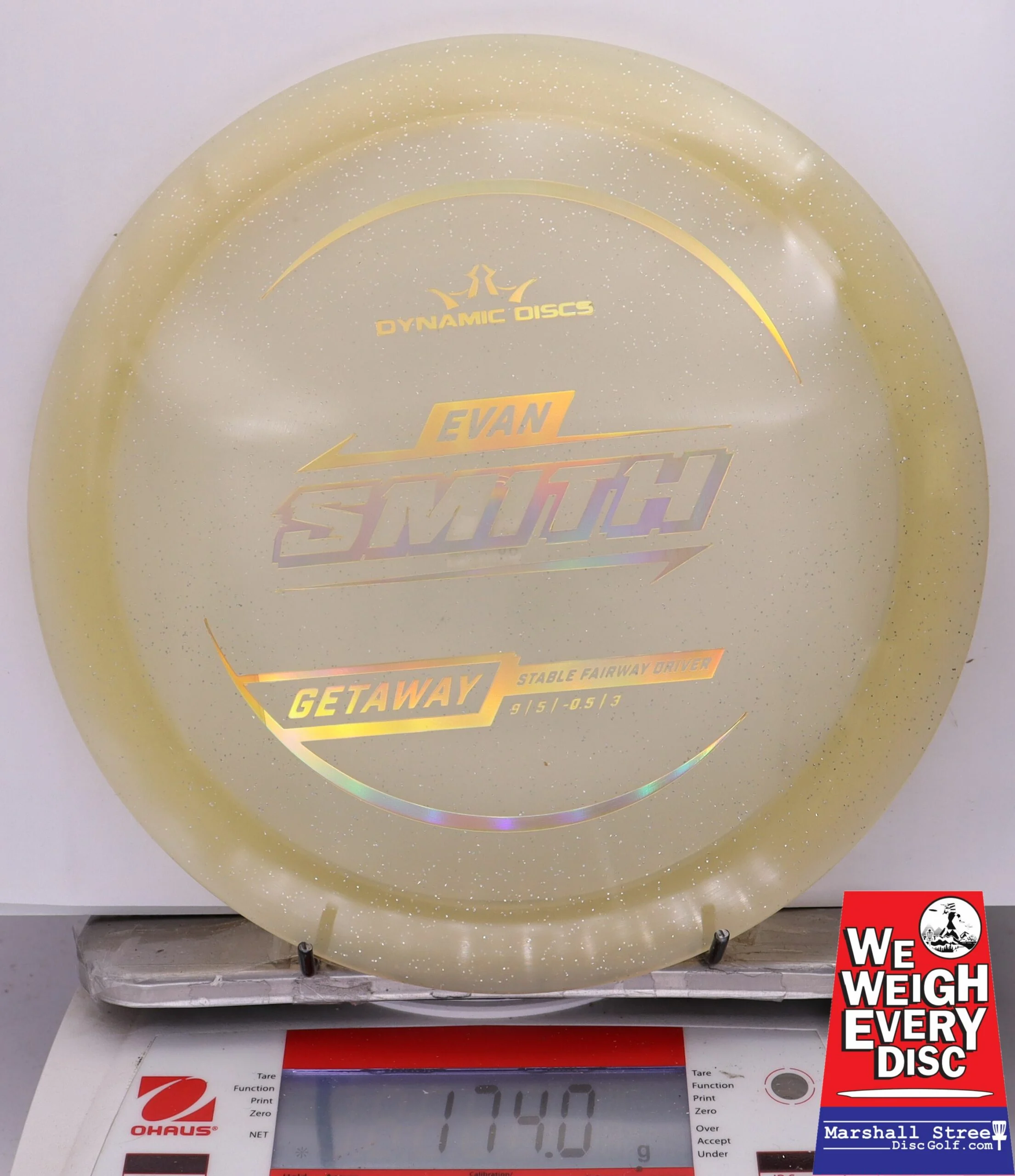 318906 Lucid Gold Metal Flake Getaway, Evan Smith 2025 Tour Series - #08 Gold, 174
