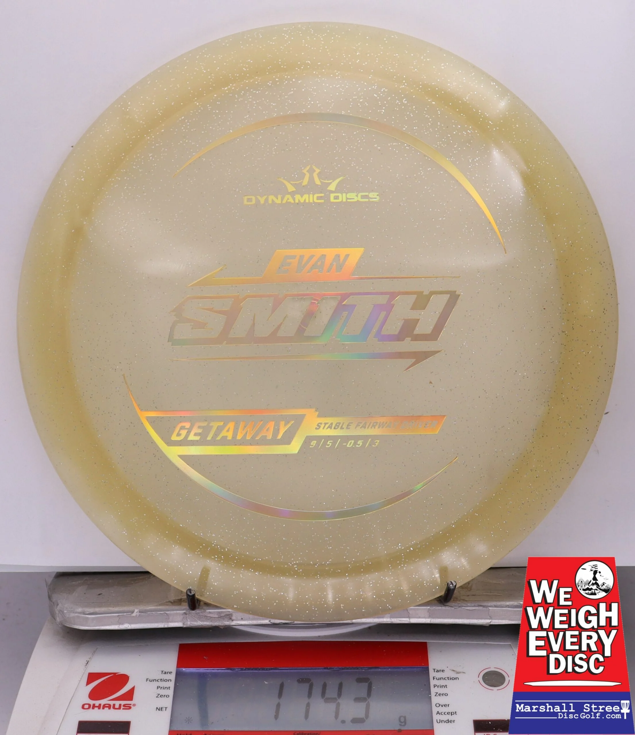 318907 Lucid Gold Metal Flake Getaway, Evan Smith 2025 Tour Series - #09 Gold, 174