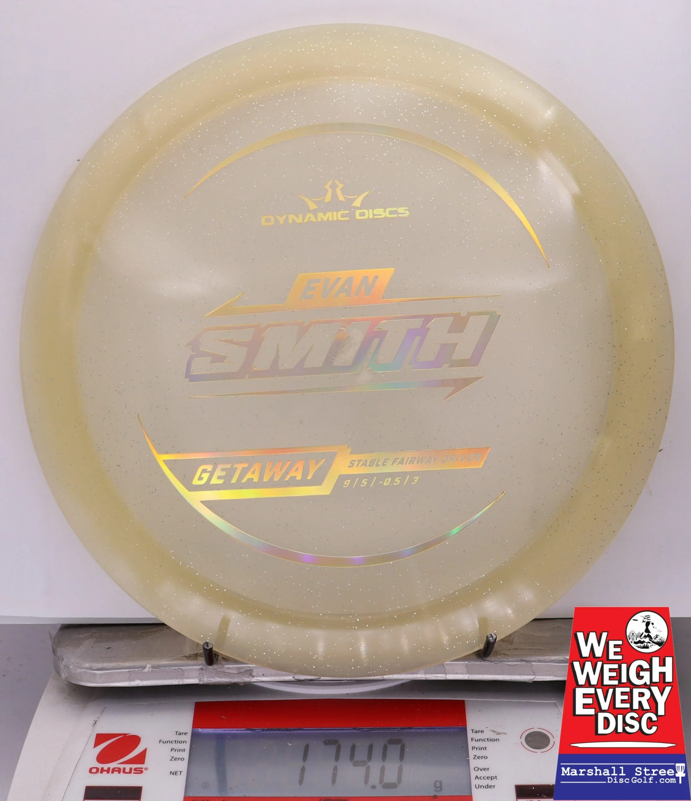 318908 Lucid Gold Metal Flake Getaway, Evan Smith 2025 Tour Series - #10 Gold, 174