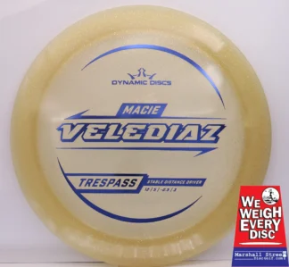 Lucid Gold Metal Flake Trespass, Macie Velediaz 2025 Tour Series