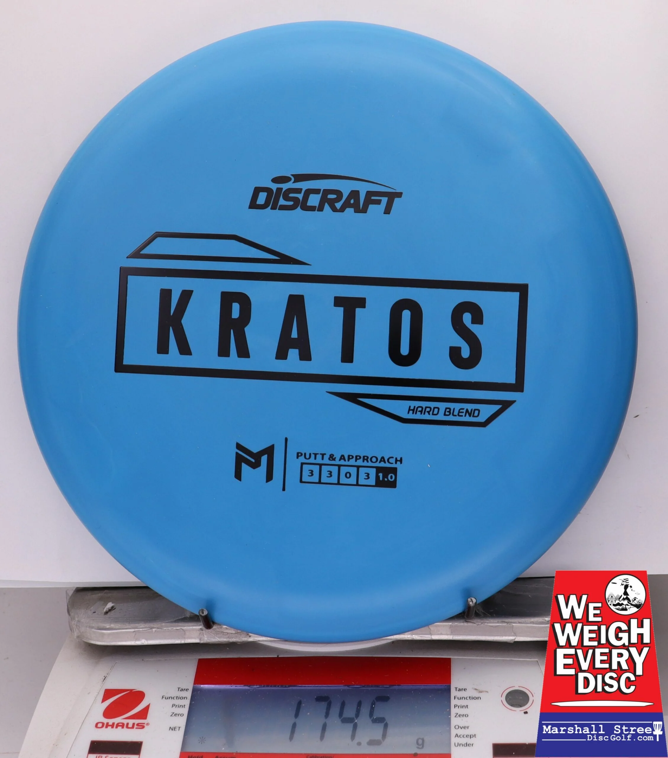 322106 Putter Line Hard Kratos, Paul McBeth - #182 Blue, 175