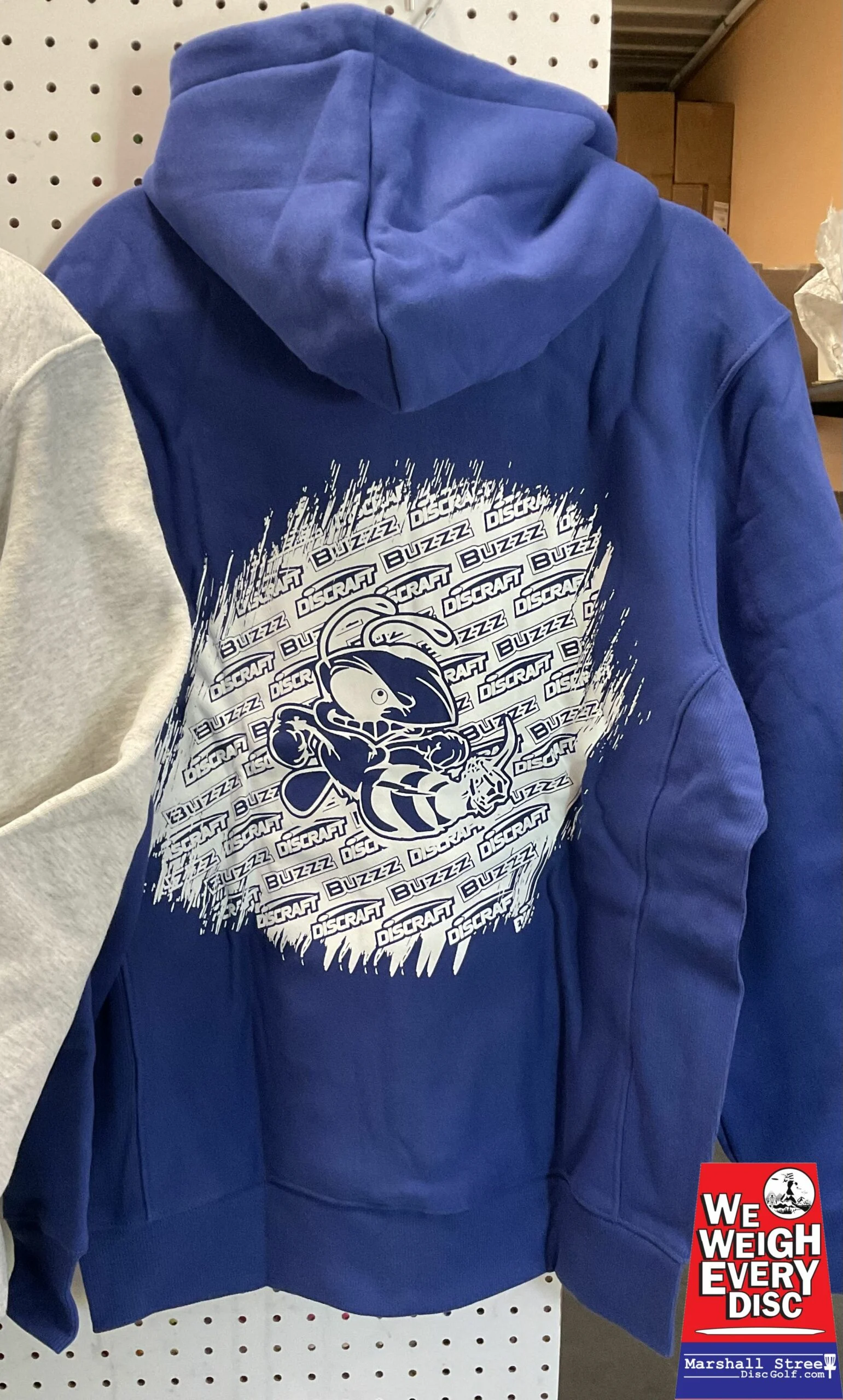 323119 Buzzz FullZip Hooded Sweatshirt - Blue, Large