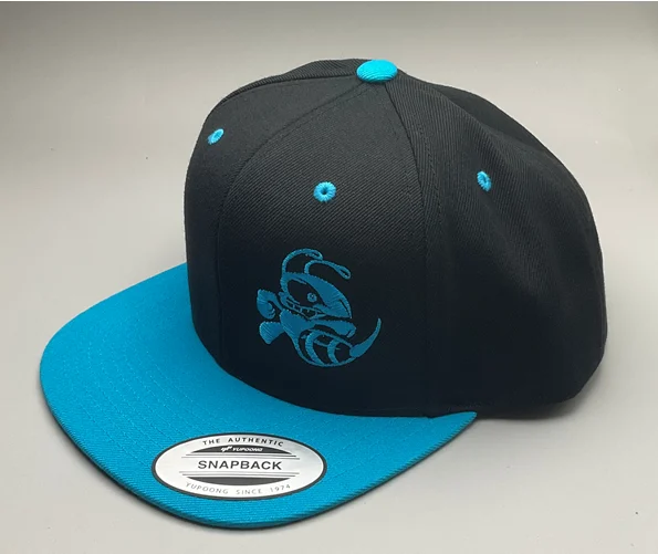 Buzzz Flat Bill Snap Hat, 2Tone - Image 4