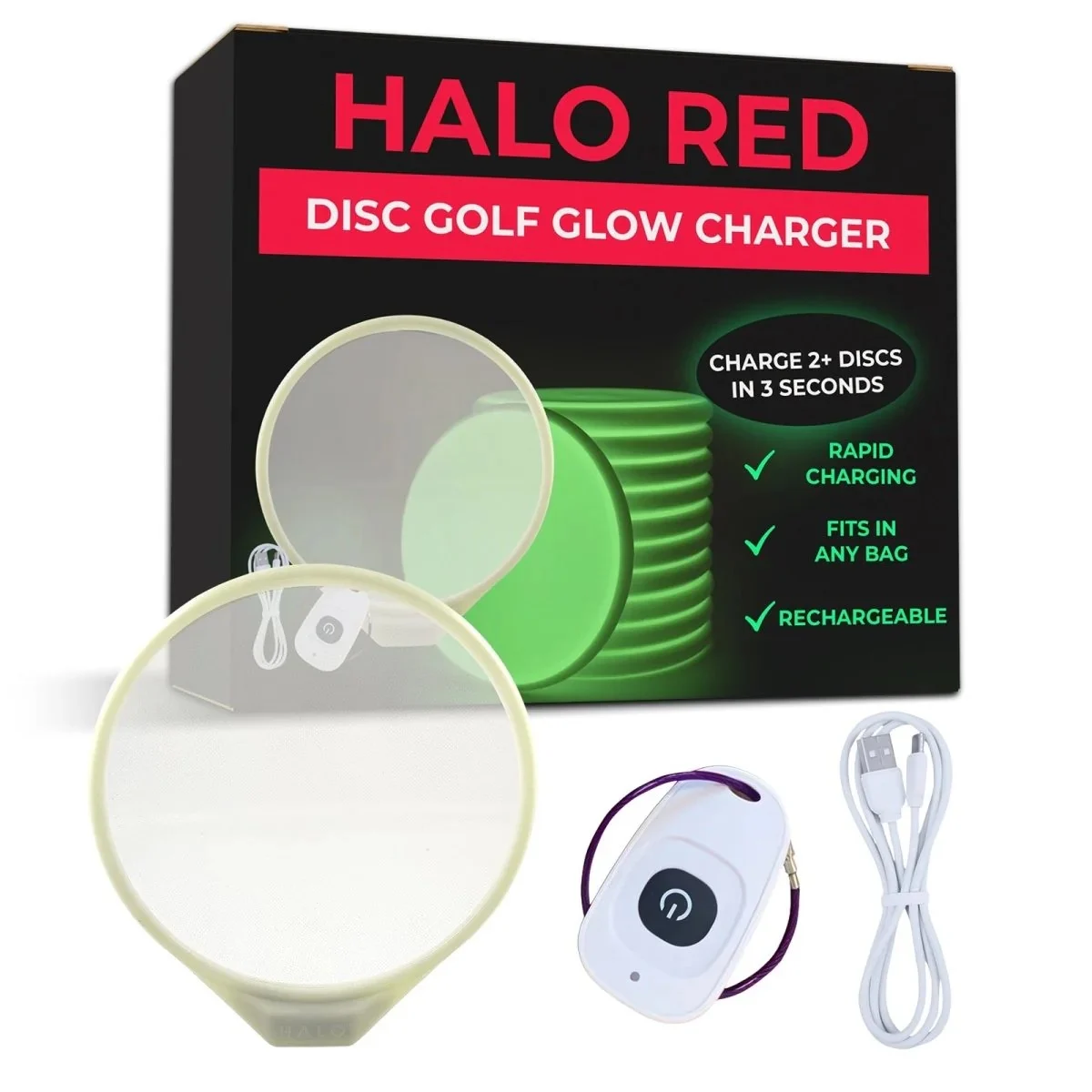Red Halo Remote UV Glow Charger
