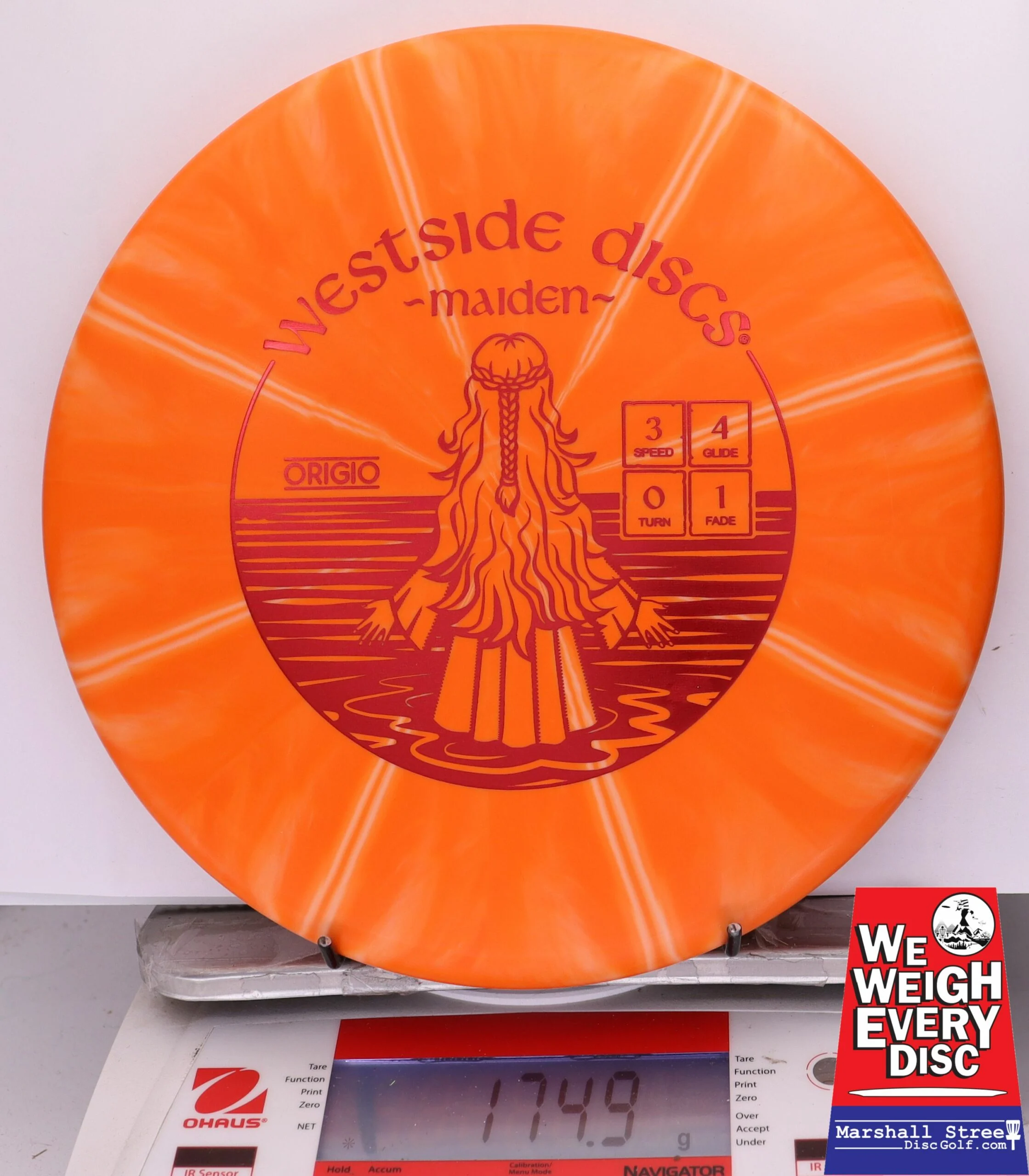 324560 Origio Burst Maiden - #265 Orange, 175