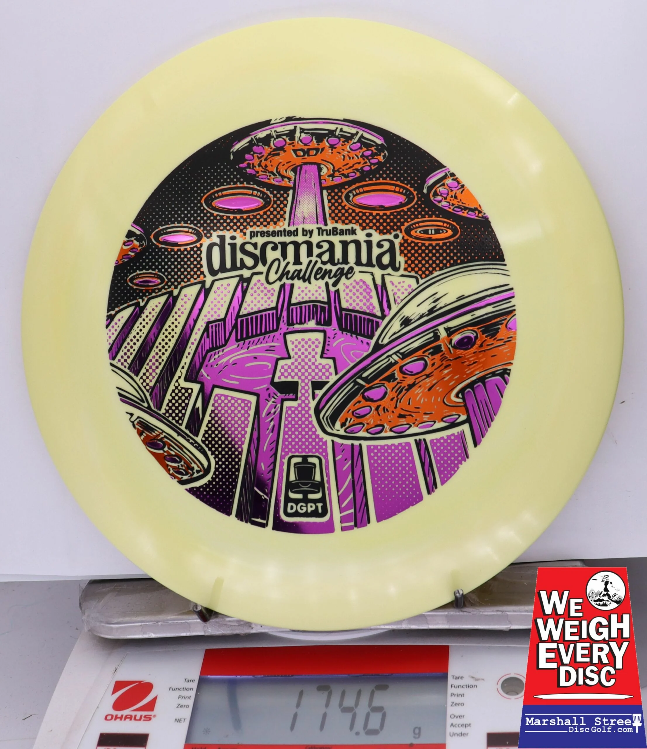 325643 Swirly S-Line DD1, 2025 Discmania Challenge - #36 Yellow, 175