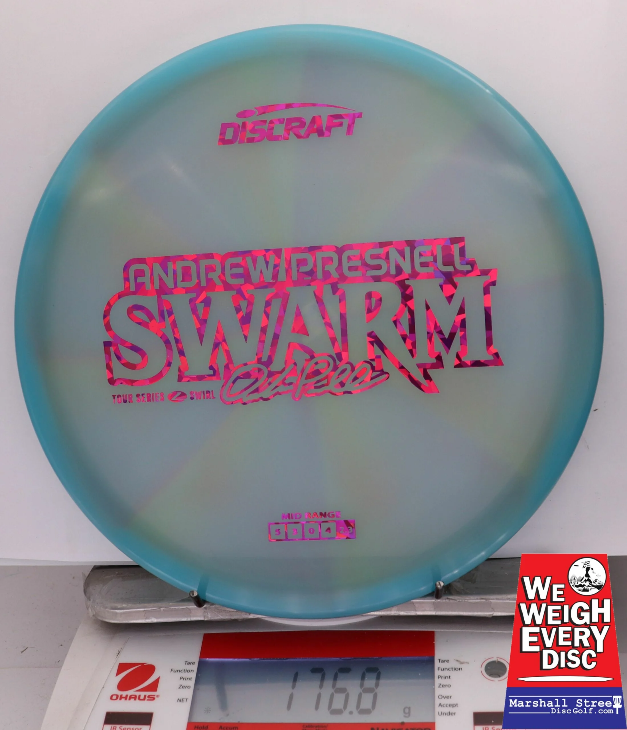 326054 Z Swirl Swarm, Andrew Presnell 2025 Tour Series - #24 Blueish, 177