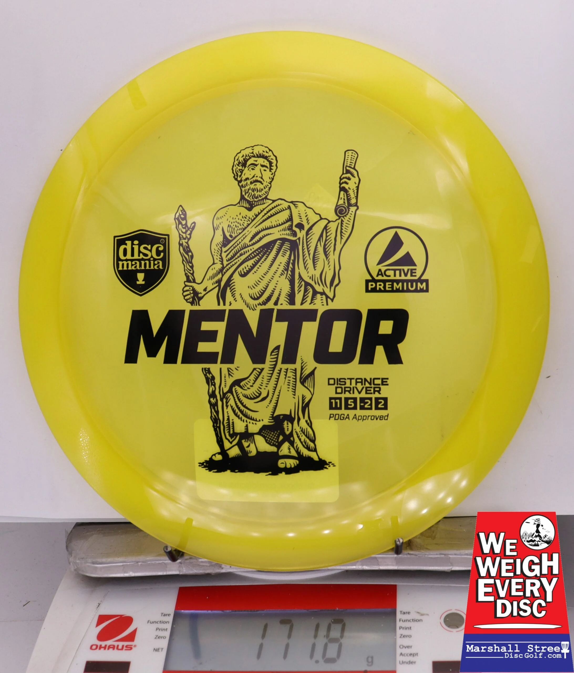 327188 Active Premium Mentor - #12 Yellow, 172