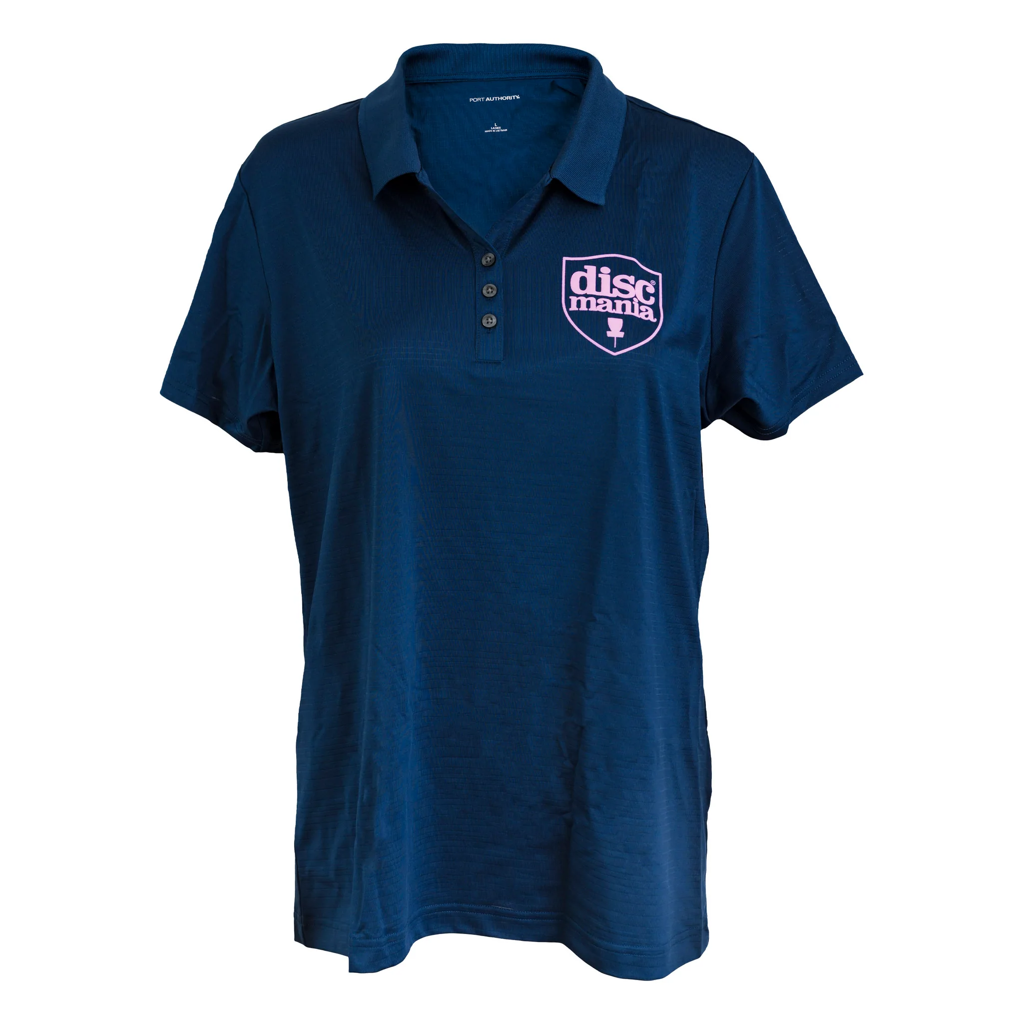 327792 Discmania Ladies Stretch Polo - Blue, Large