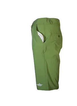 FLY GREEN, OLIVE GREEN TOWELTECH(TM) DISC GOLF SHORTS. - Image 4