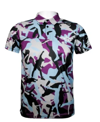 FLY GREEN, DRI-FIT CAMOUFLAGE-POLO