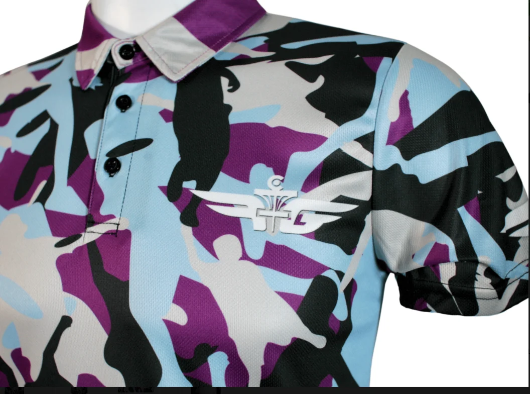 FLY GREEN, DRI-FIT CAMOUFLAGE-POLO - Image 4