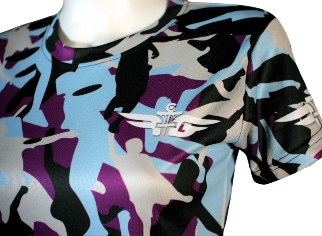 FLY GREEN, WOMEN'S DRI-FIT-CAMOUFLAGE-CREW - Image 4