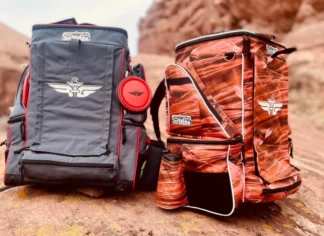 FLY GREEN, Red Rocks Disc Golf Backpack Bag