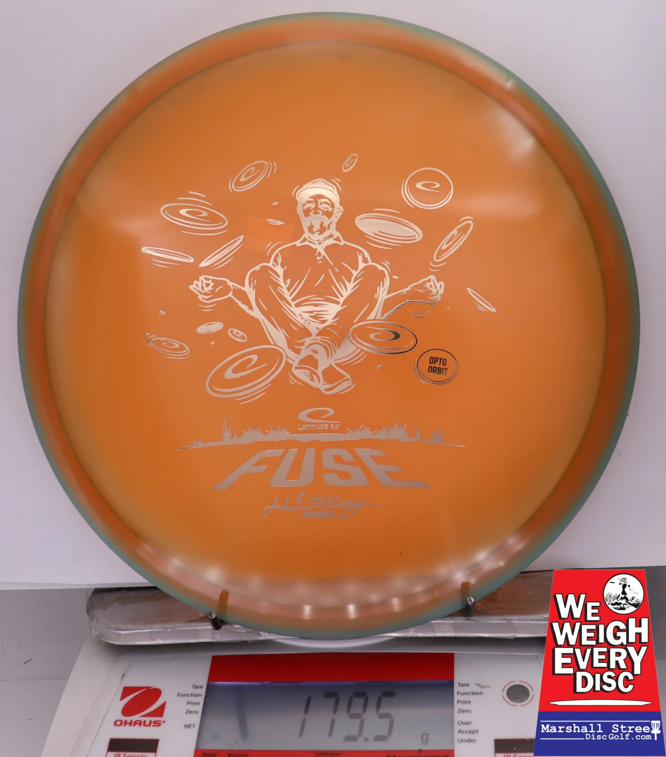 328182 Opto Orbit Fuse, JohnE McCray 2025 Team Series - #01 Orange, 180