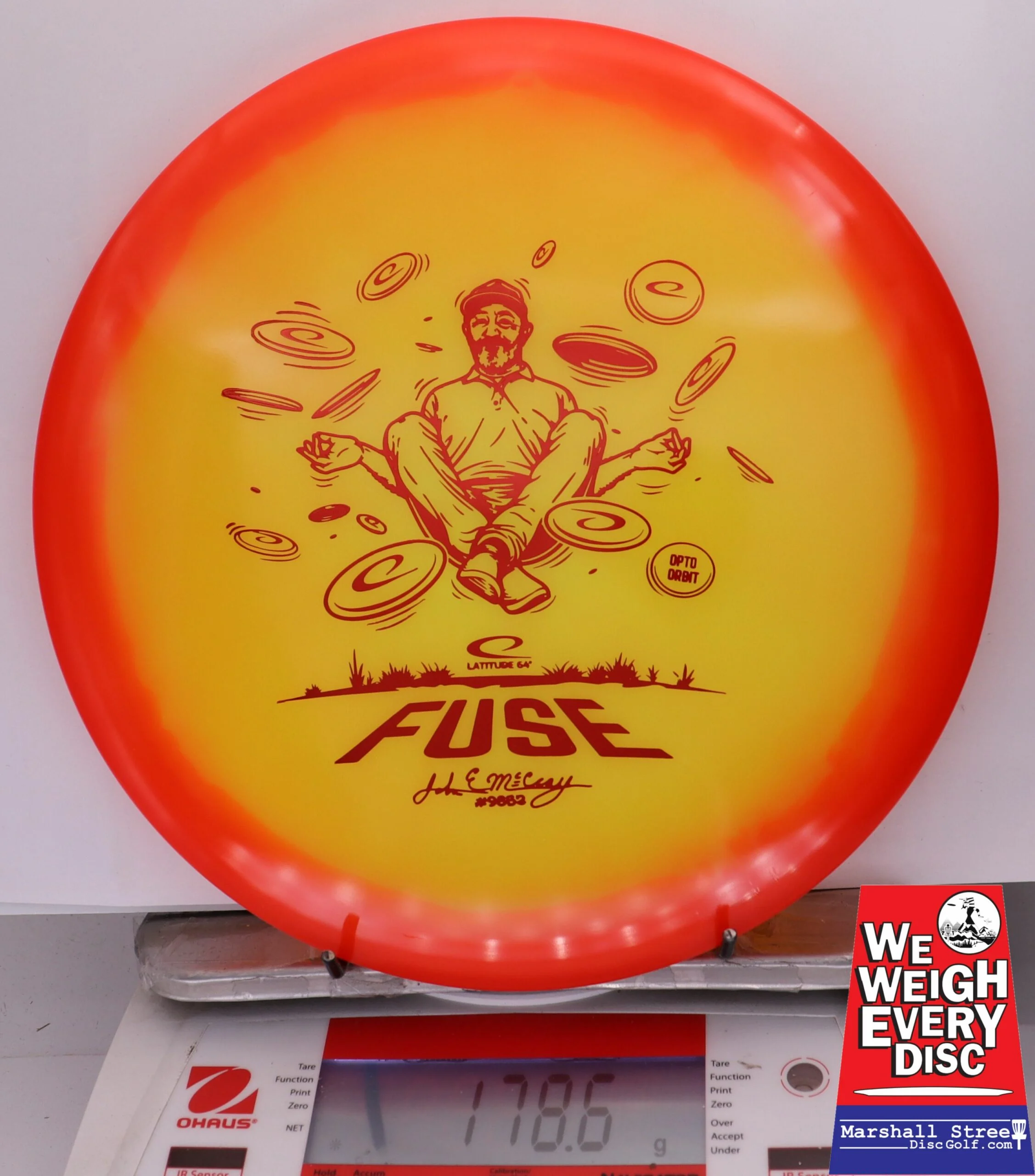 328193 Opto Orbit Fuse, JohnE McCray 2025 Team Series - #12 Red-Yellow, 179
