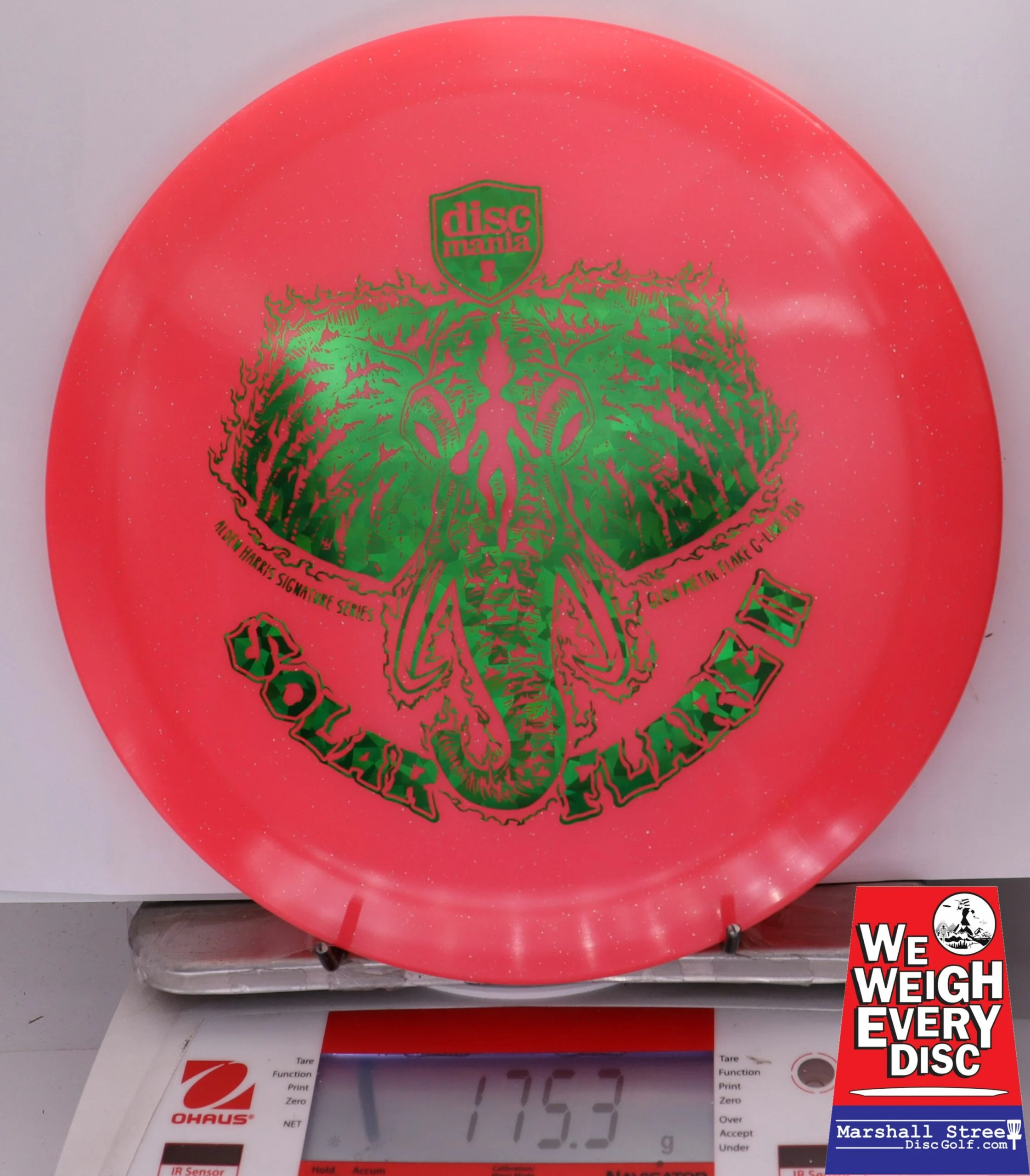 328314 Glow Metal Flake C-Line FD3 Solar Flare 2, Alden Harris 2025 Signature Series - #17 Pink, 175
