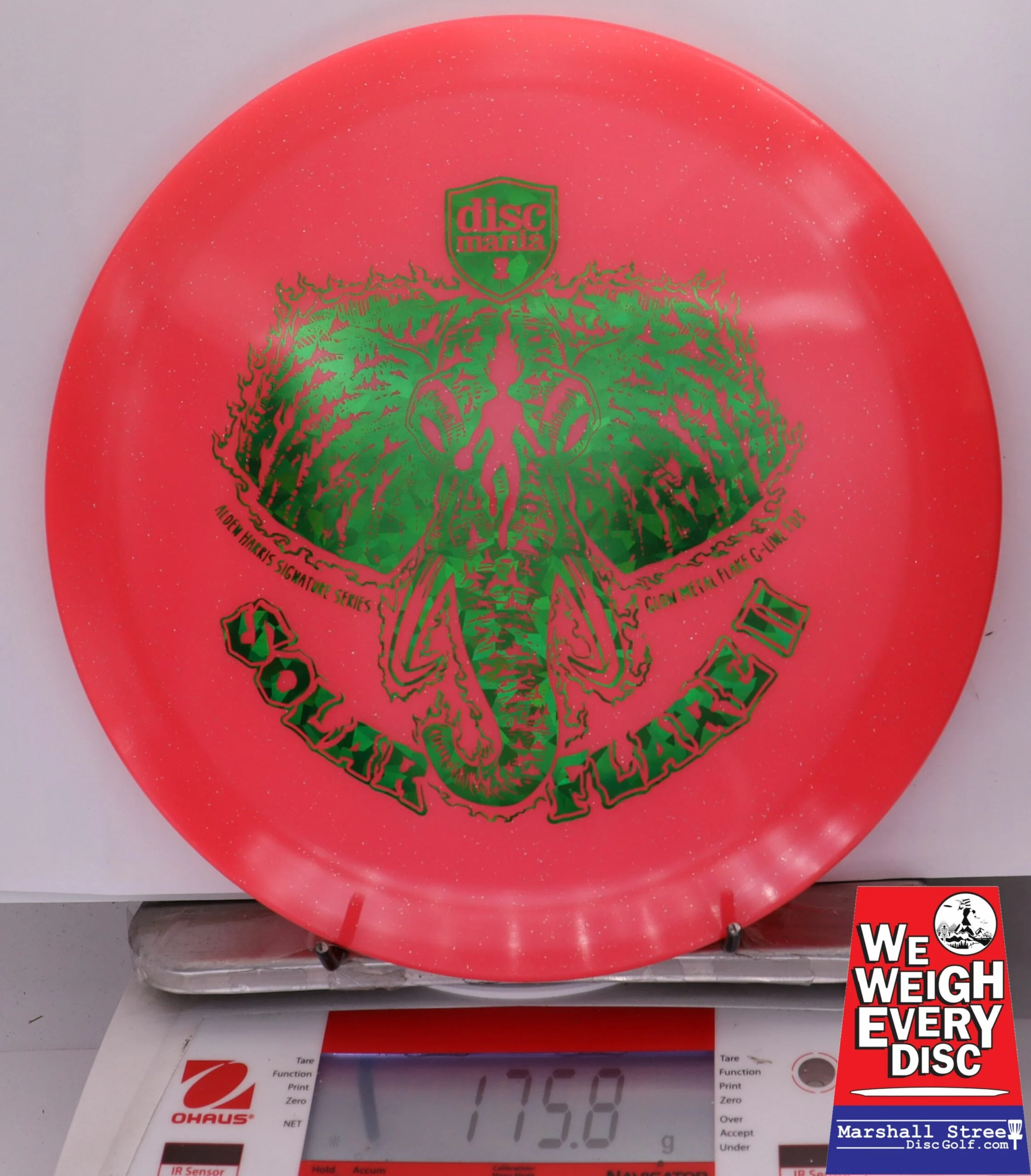 328316 Glow Metal Flake C-Line FD3 Solar Flare 2, Alden Harris 2025 Signature Series - #19 Pink, 176