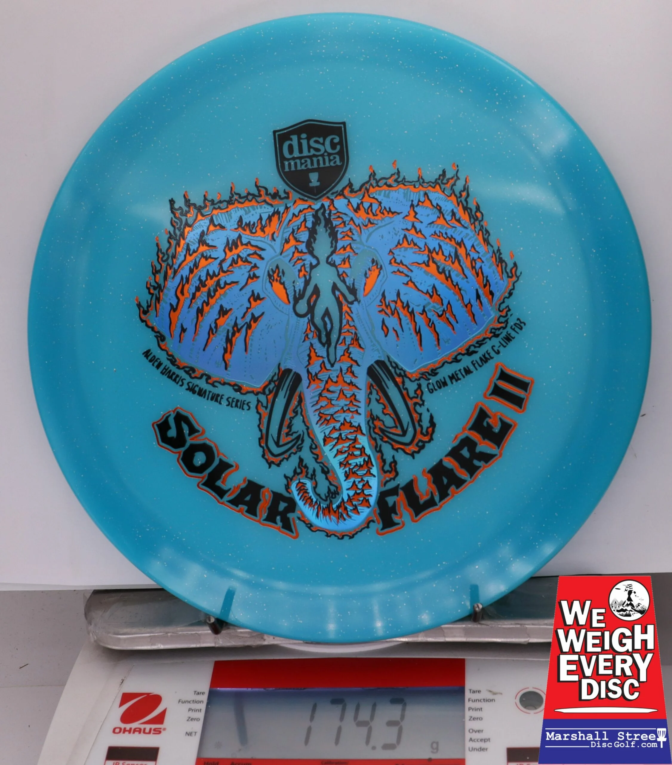 Glow Metal Flake C-Line FD3 Solar Flare 2 Triple Foil, Alden