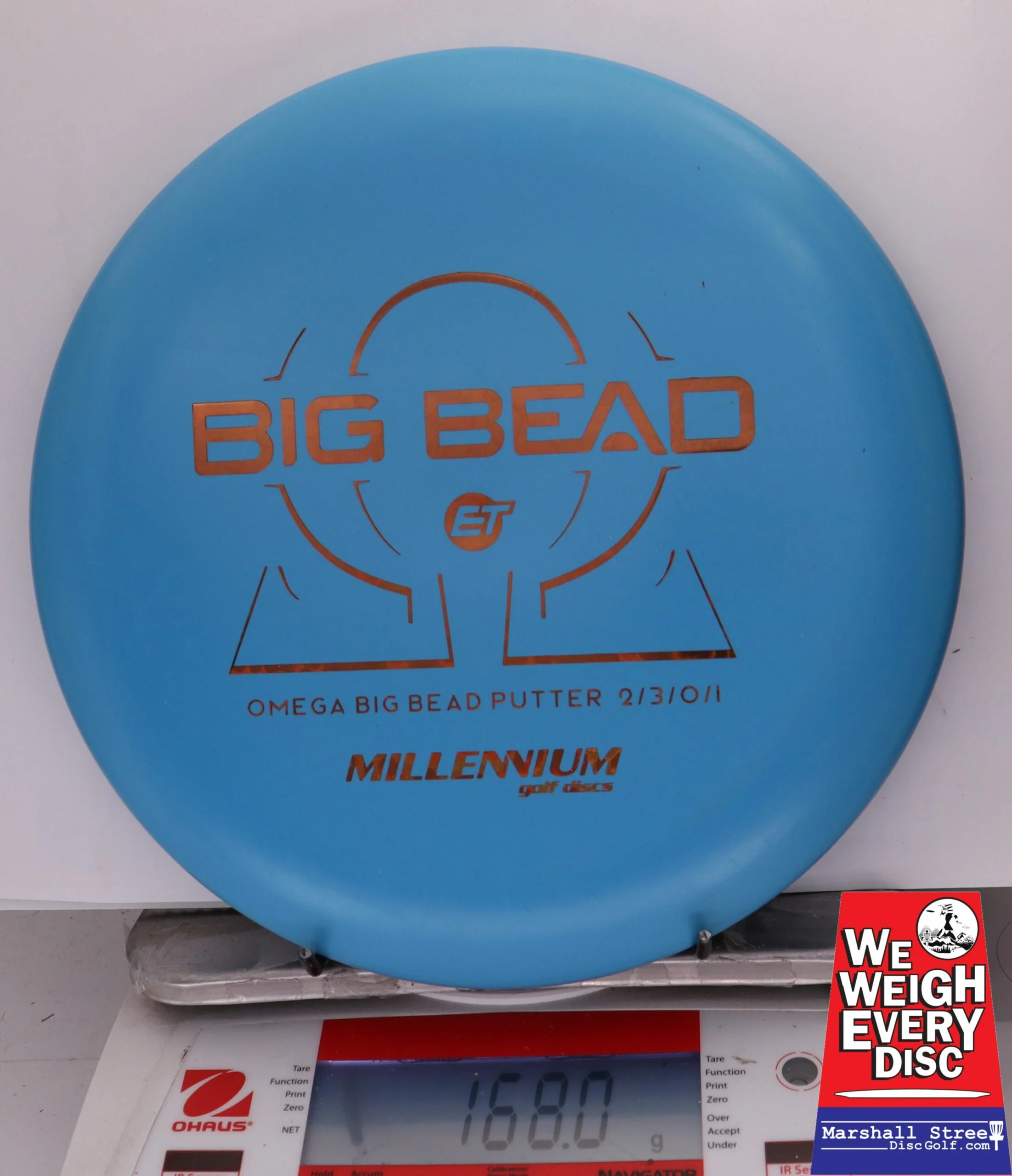 330129 ET Omega, Big Bead - #207 Blue, 168