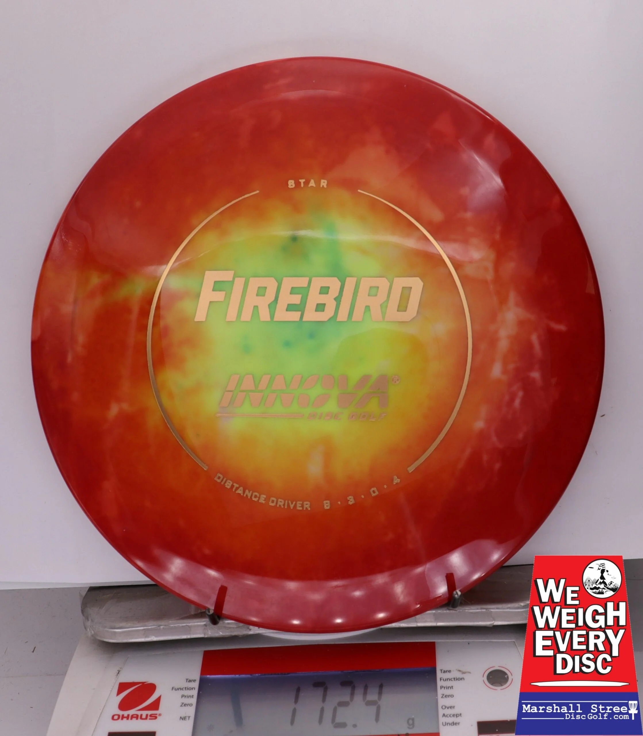 331299 Tie-Dye Star Firebird - #339 RedYellow Center, 172