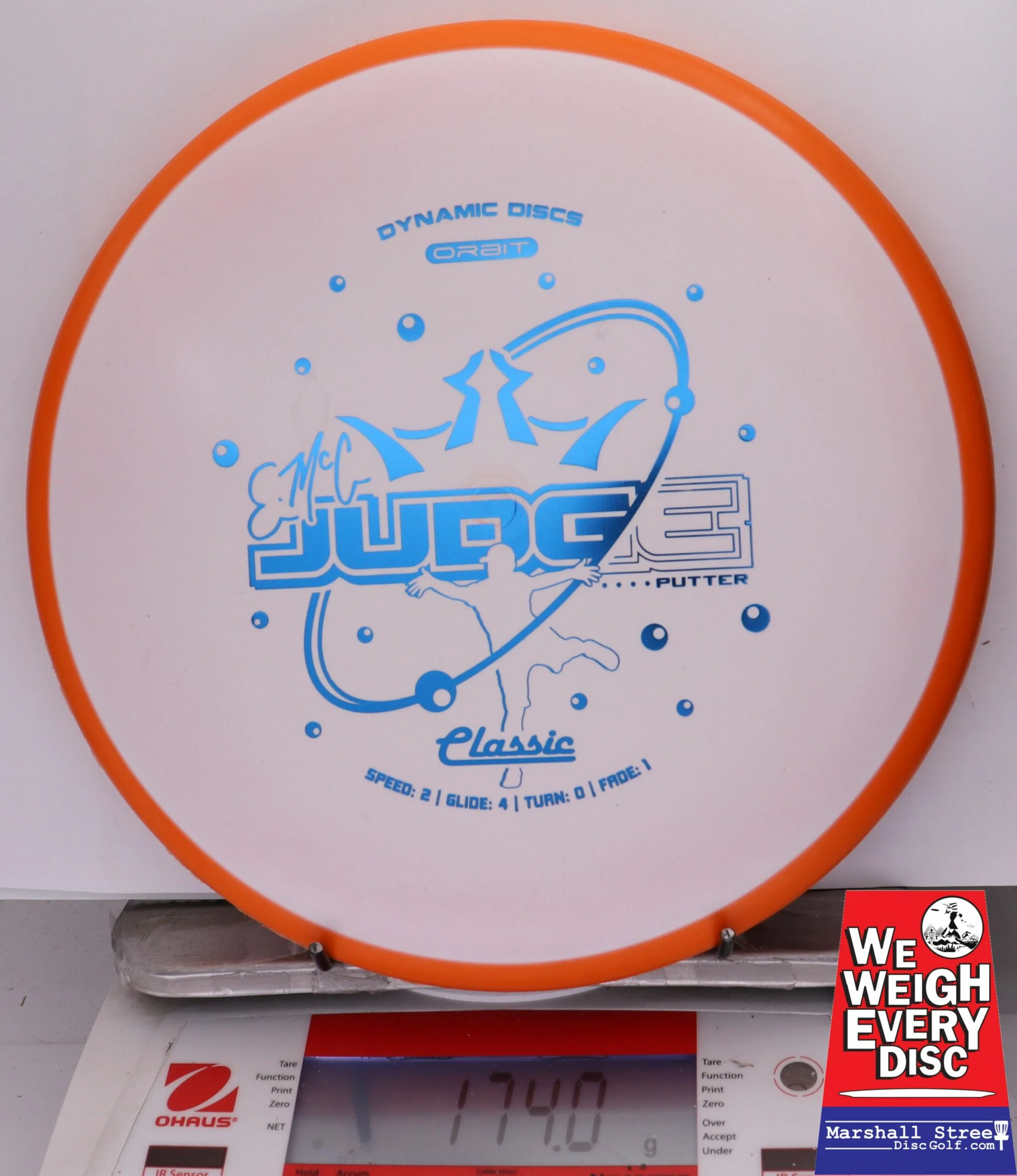 331410 Classic Orbit EMac Judge - #06 Orange-White, 174