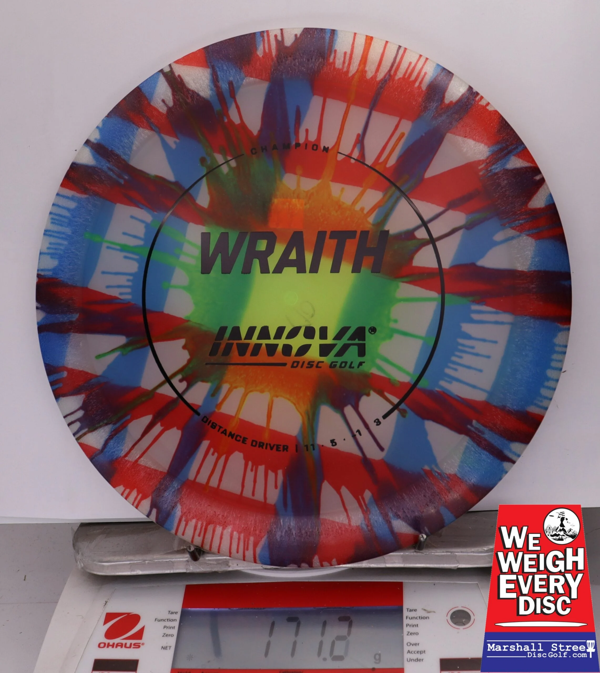 332801 Tie-Dye Champion Wraith - #351 BlueRedNYellow Grid, 171