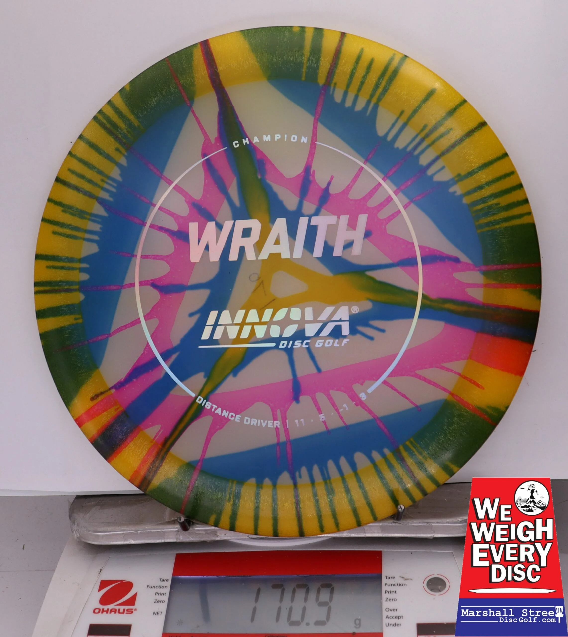 332803 Tie-Dye Champion Wraith - #353 YellowBluePink Triangle, 171