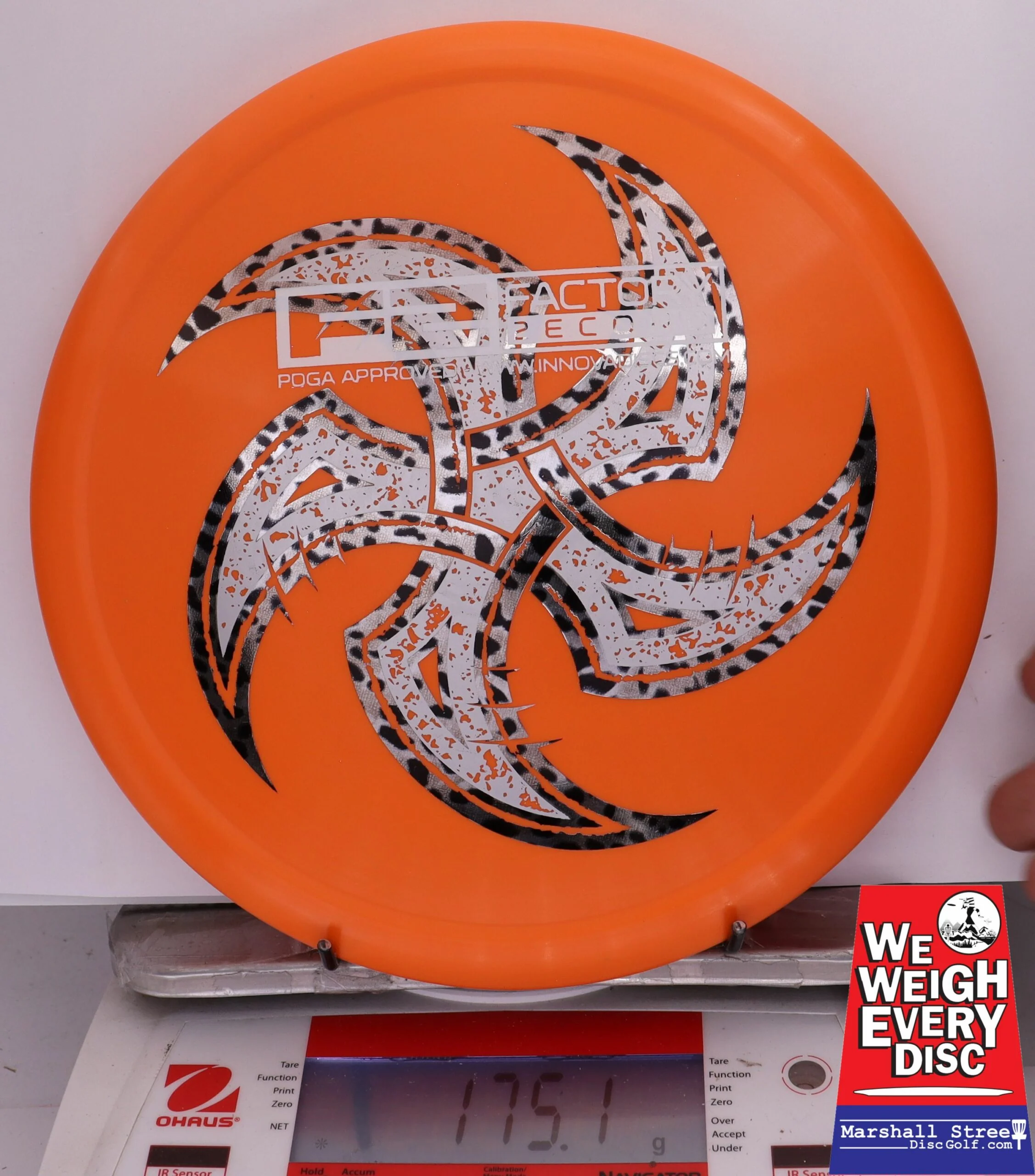 336374 X-Out Star Animal - #68 Orange, 175