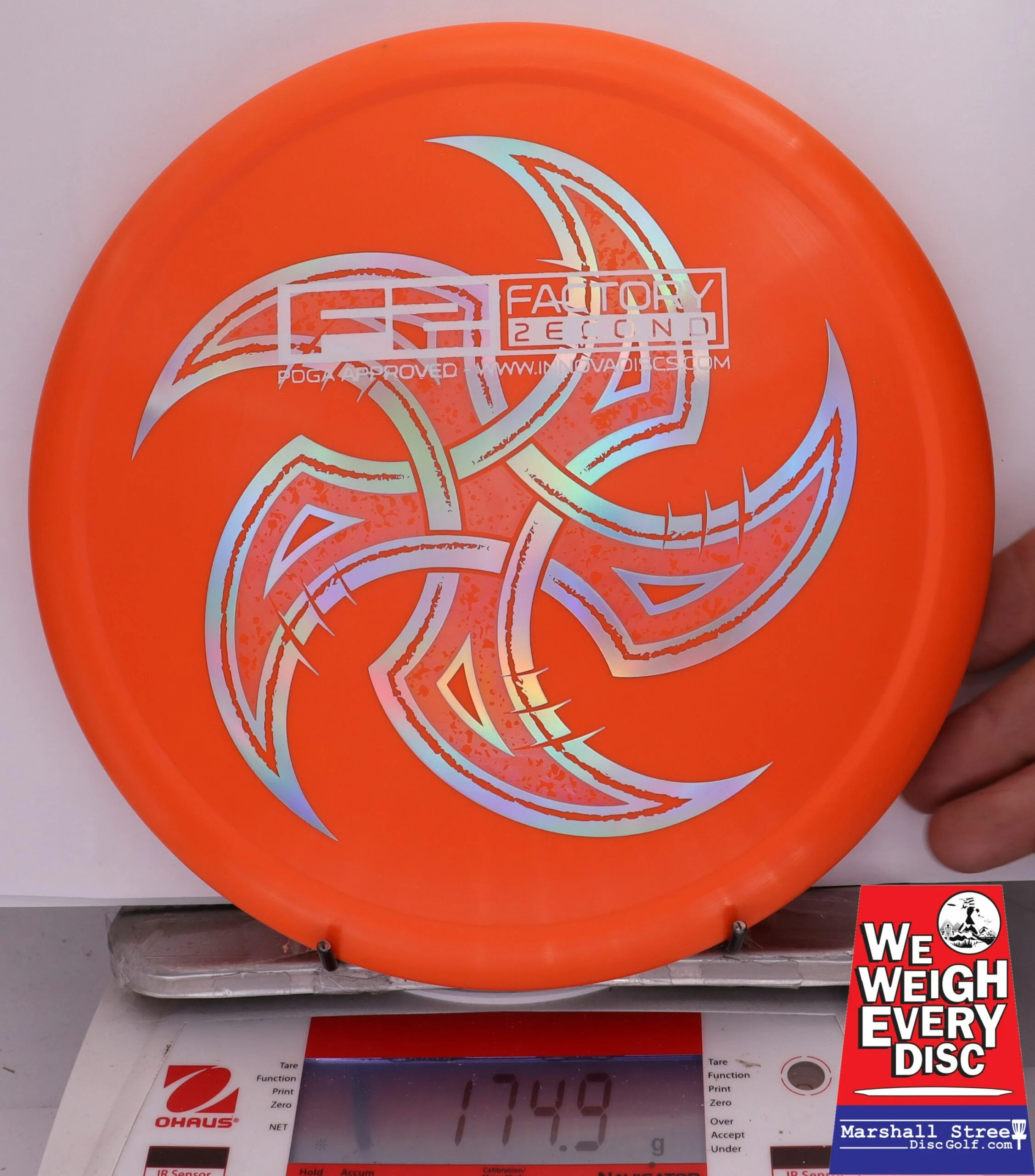 336377 X-Out Star Animal - #71 Orange, 175
